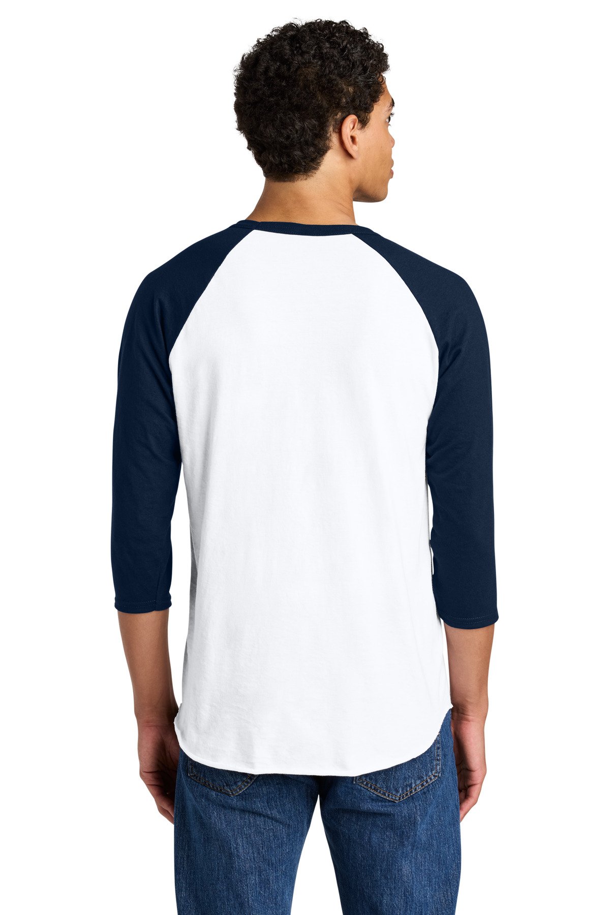 Jerzees ® Unisex Premium Blend Combed Ring Spun 3/4-Sleeve Raglan 560R - Image 2
