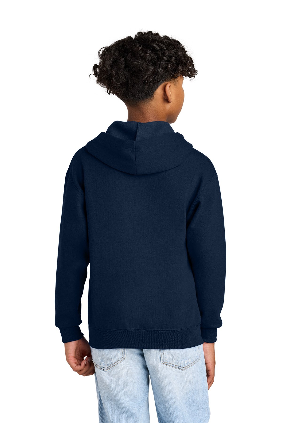 Jerzees ® - Youth NuBlend ® Full-Zip Hooded Sweatshirt. 993B - Image 2