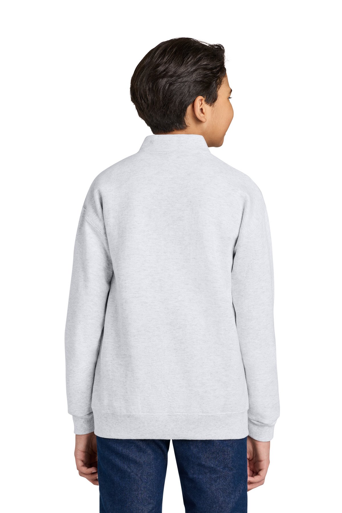 Jerzees ® Youth NuBlend ® 1/4-Zip Cadet Collar Sweatshirt 995Y - Image 2
