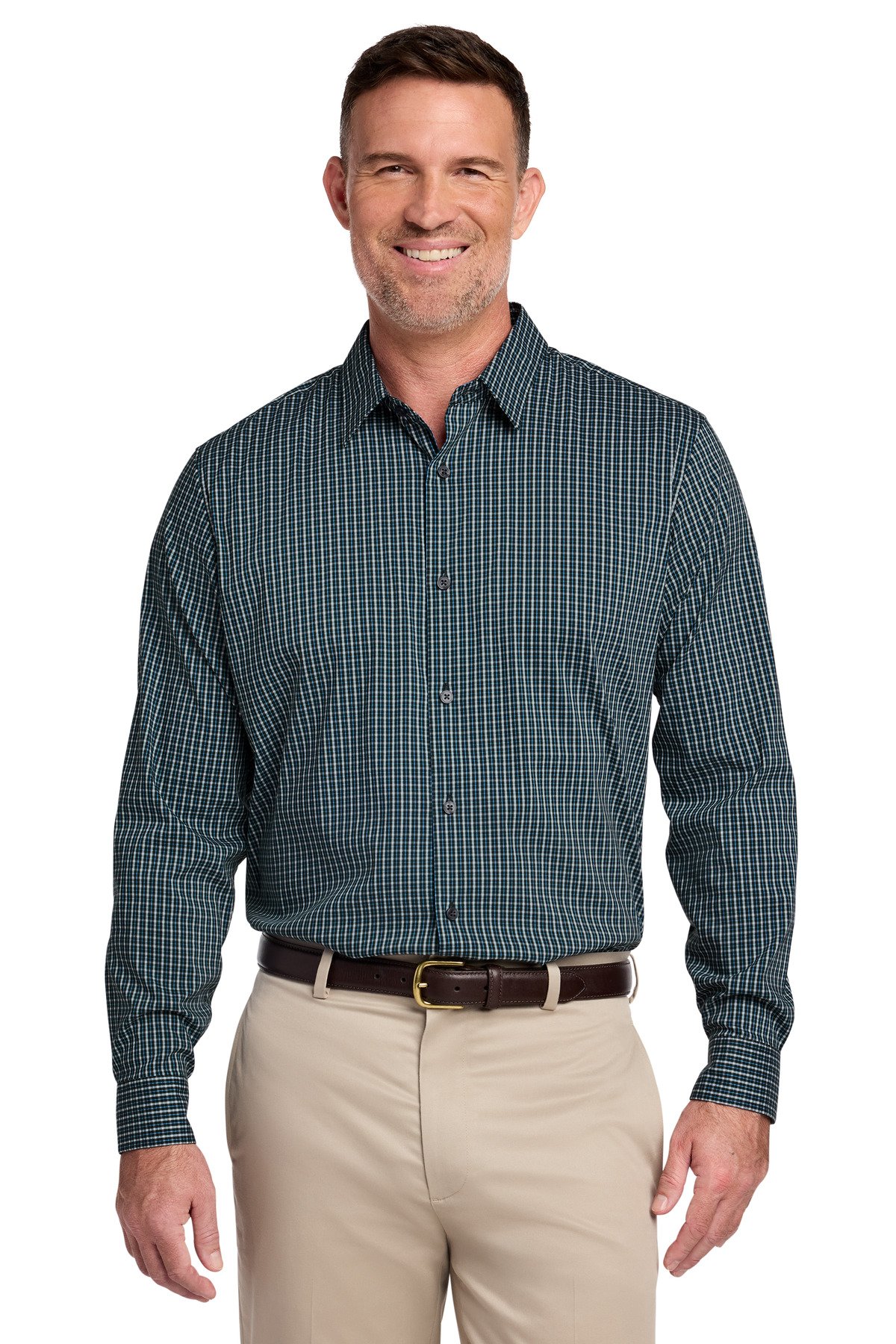 Brooks Brothers ® Tech Stretch Patterned Shirt BB18006