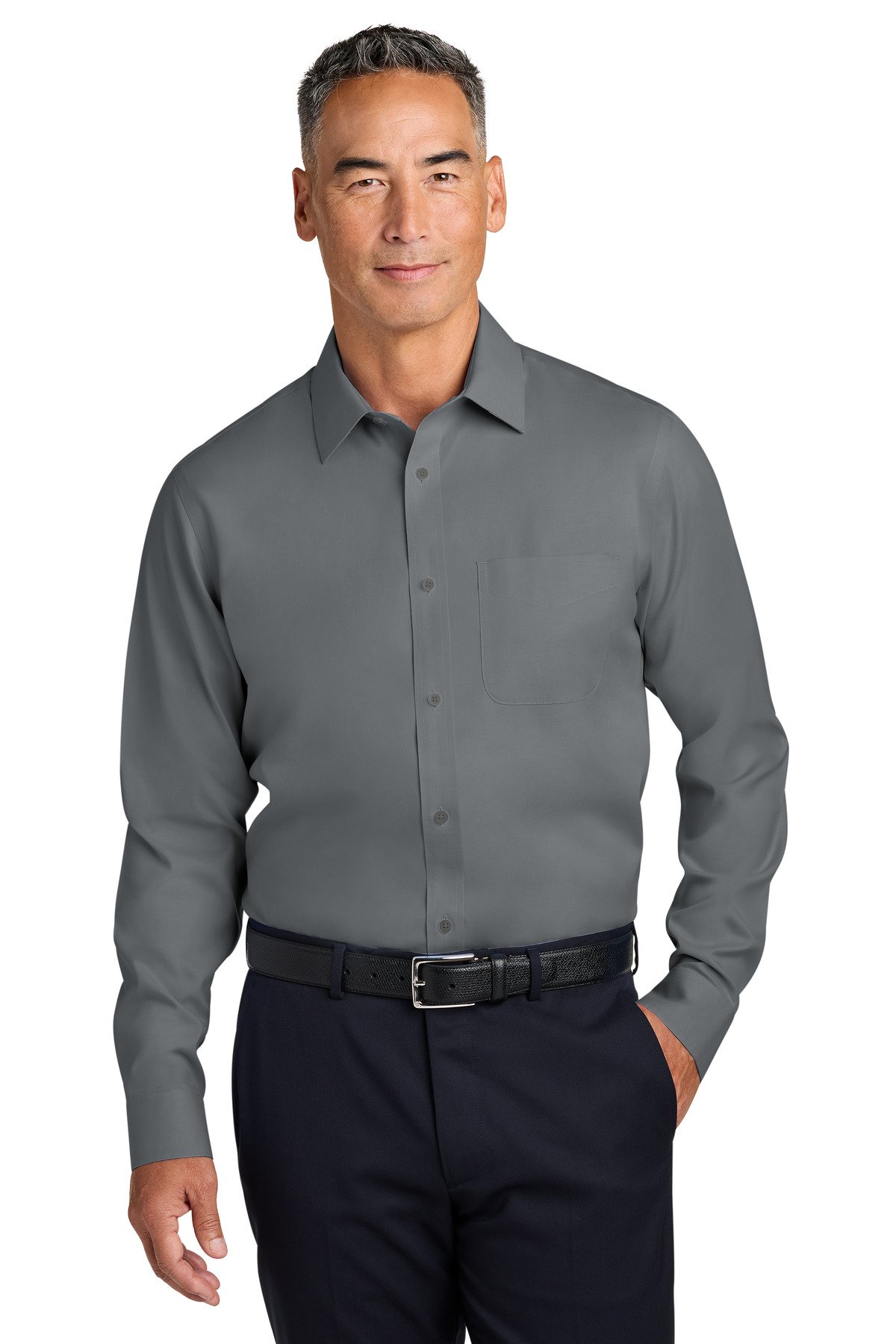 Brooks Brothers ® Wrinkle-Free Stretch Pinpoint Spread Collar Shirt BB18012