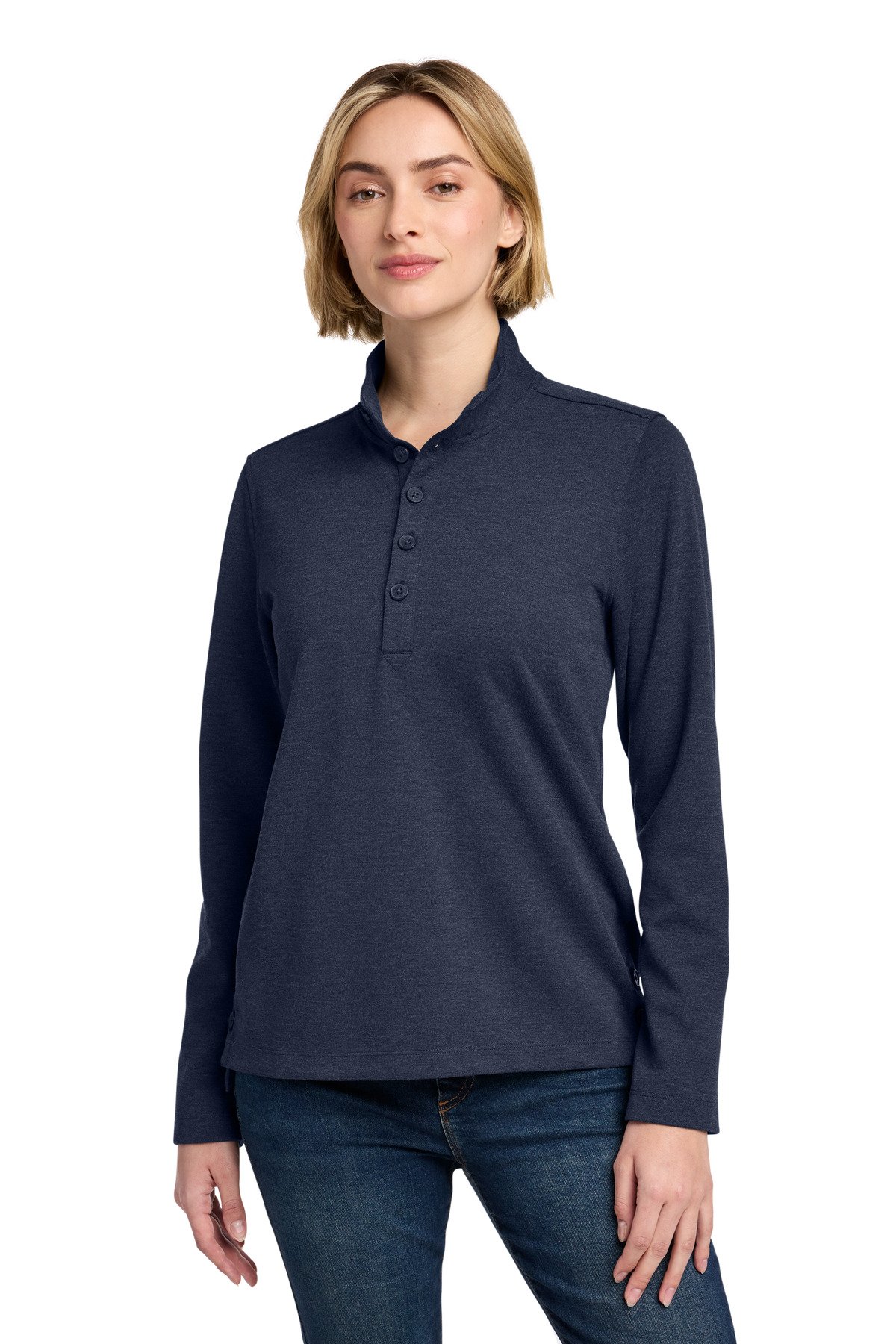 Brooks Brothers ® Women's Mid-Layer Stretch 1/2-Button BB18203