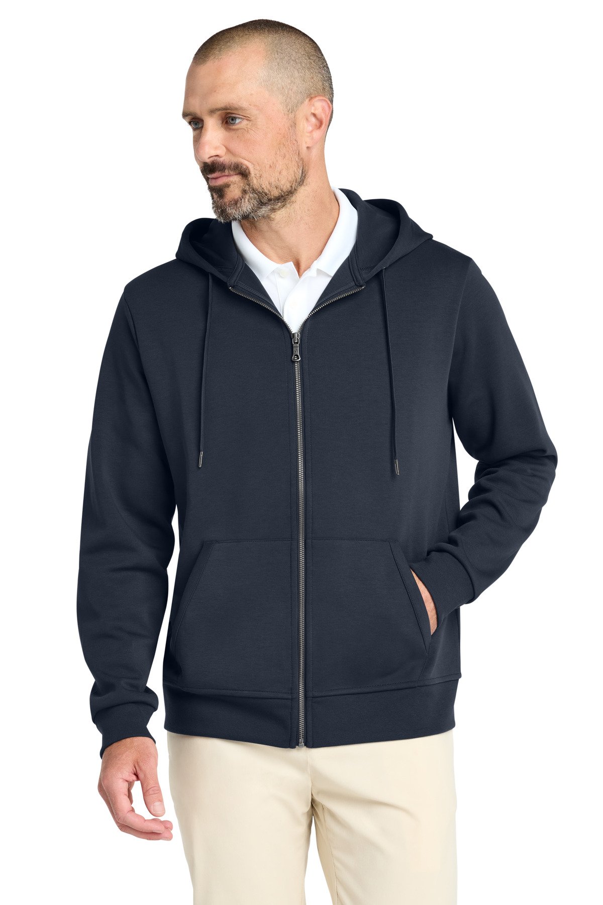 Brooks Brothers ® Double-Knit Full-Zip Hoodie BB18208