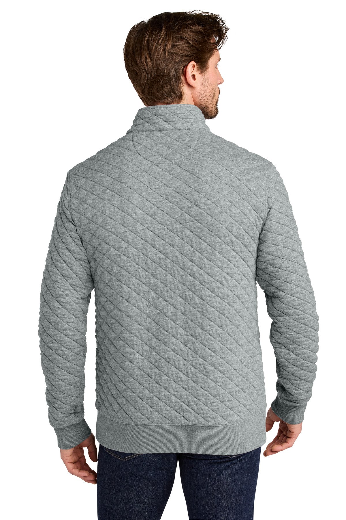 Brooks Brothers ® Diamond Quilt 1/4-Zip BB18212 - Image 2