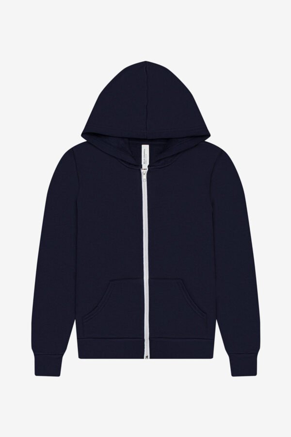 BELLA+CANVAS ® Youth Sponge Fleece Full-Zip Hooded Sweatshirt BC3739Y