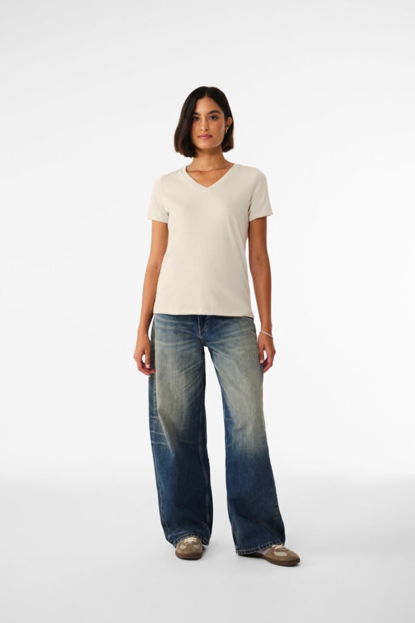 BELLA+CANVAS ® Women's Relaxed Heather CVC V-Neck Tee BC6405CVC