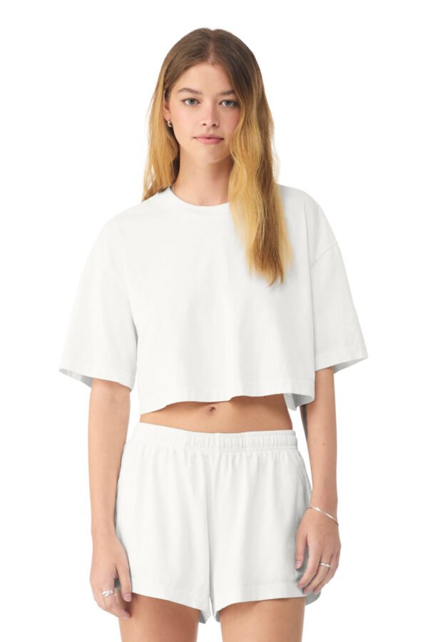 BELLA+CANVAS ® Women's Heavyweight Garment-Dyed Cropped Tee BC6882GD
