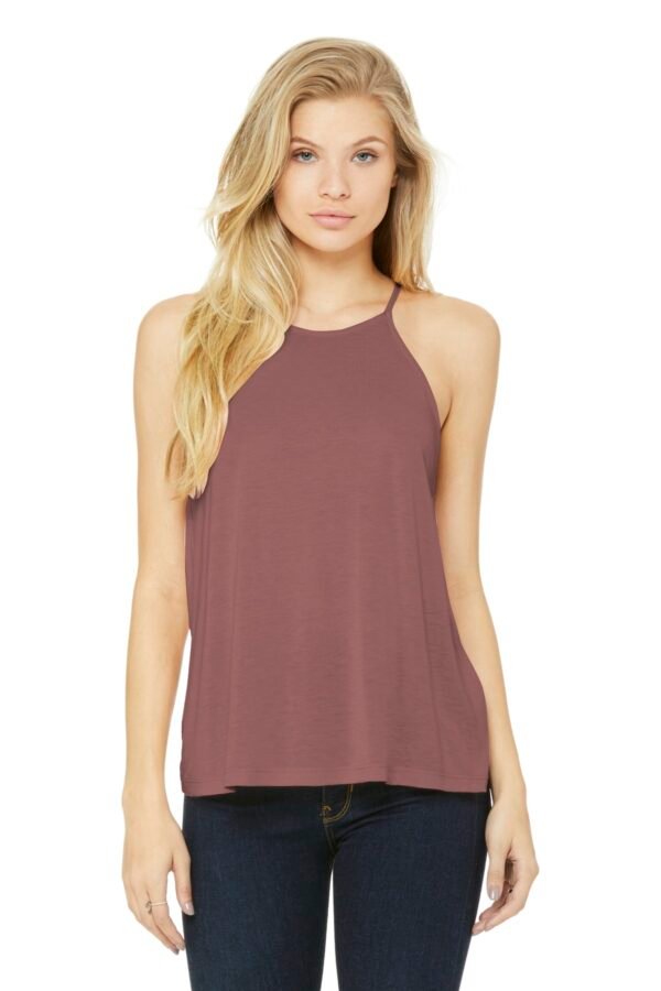 DISCONTINUED BELLA+CANVAS ® Women's Flowy High-Neck Tank. BC8809