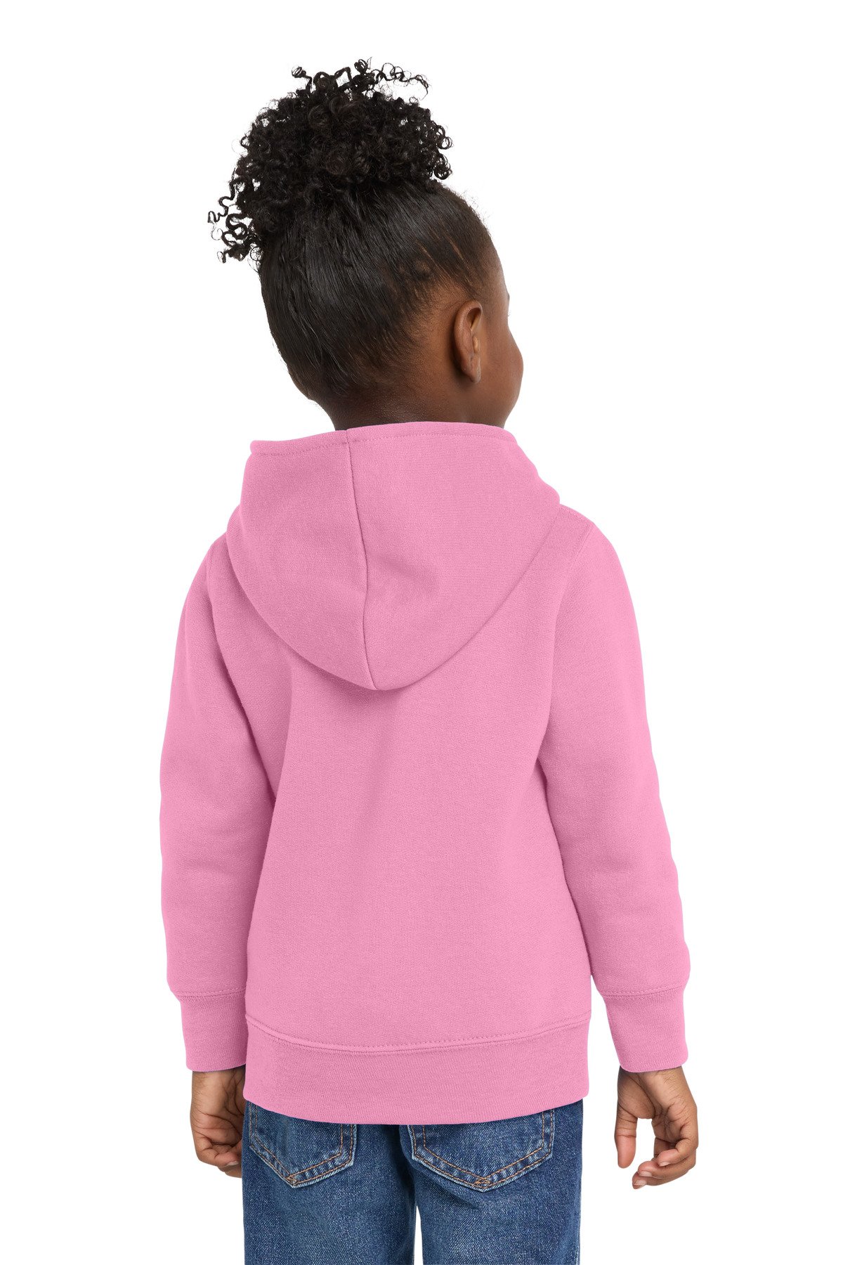 Port & Co Toddler Core Fleece Full-Zip Hooded Sweatshirt. CAR78TZH - Image 2