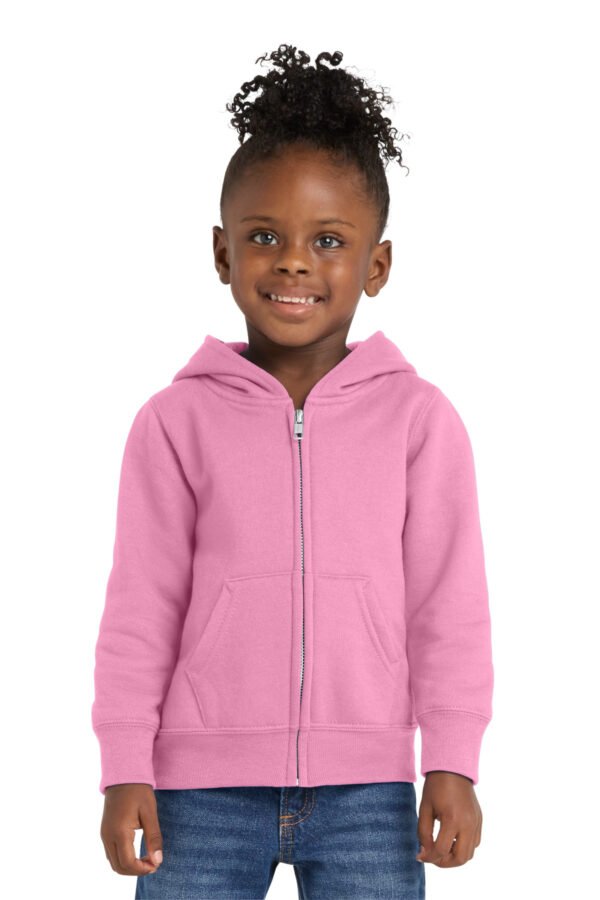Port & Co   Toddler Core Fleece Full-Zip Hooded Sweatshirt. CAR78TZH
