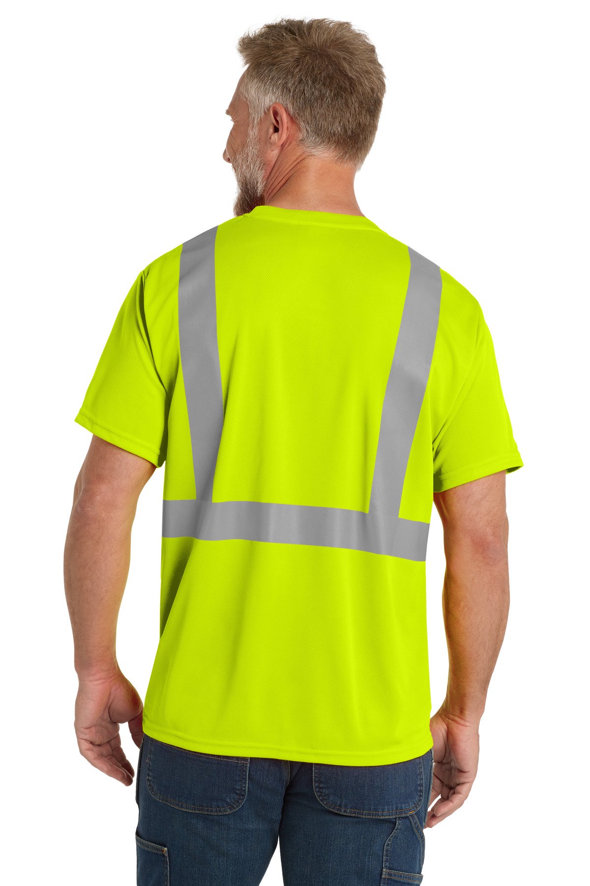 CornerStone ® ANSI 107 Class 2 Mesh Tee. CS200 - Image 2