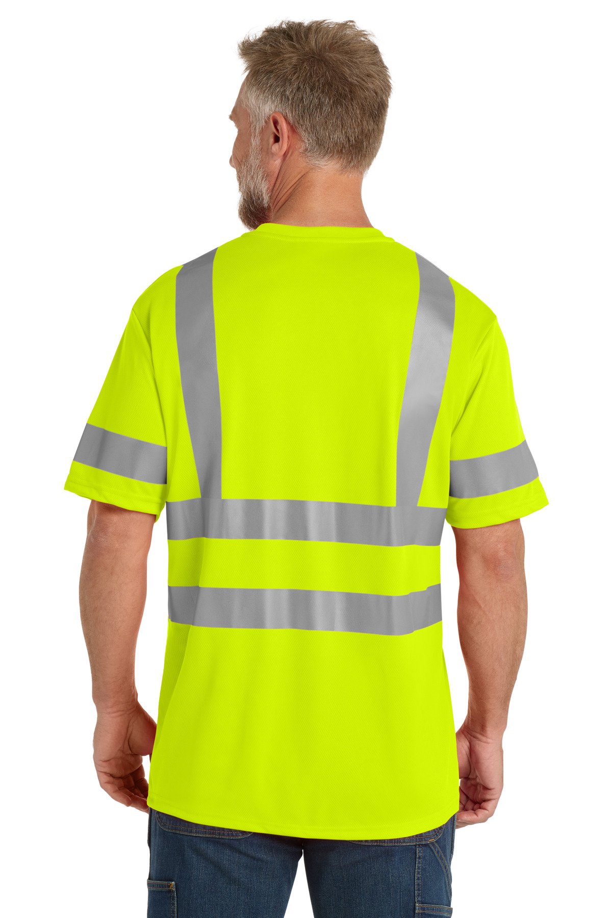 CornerStone ® ANSI 107 Class 3 Mesh Tee. CS202 - Image 2