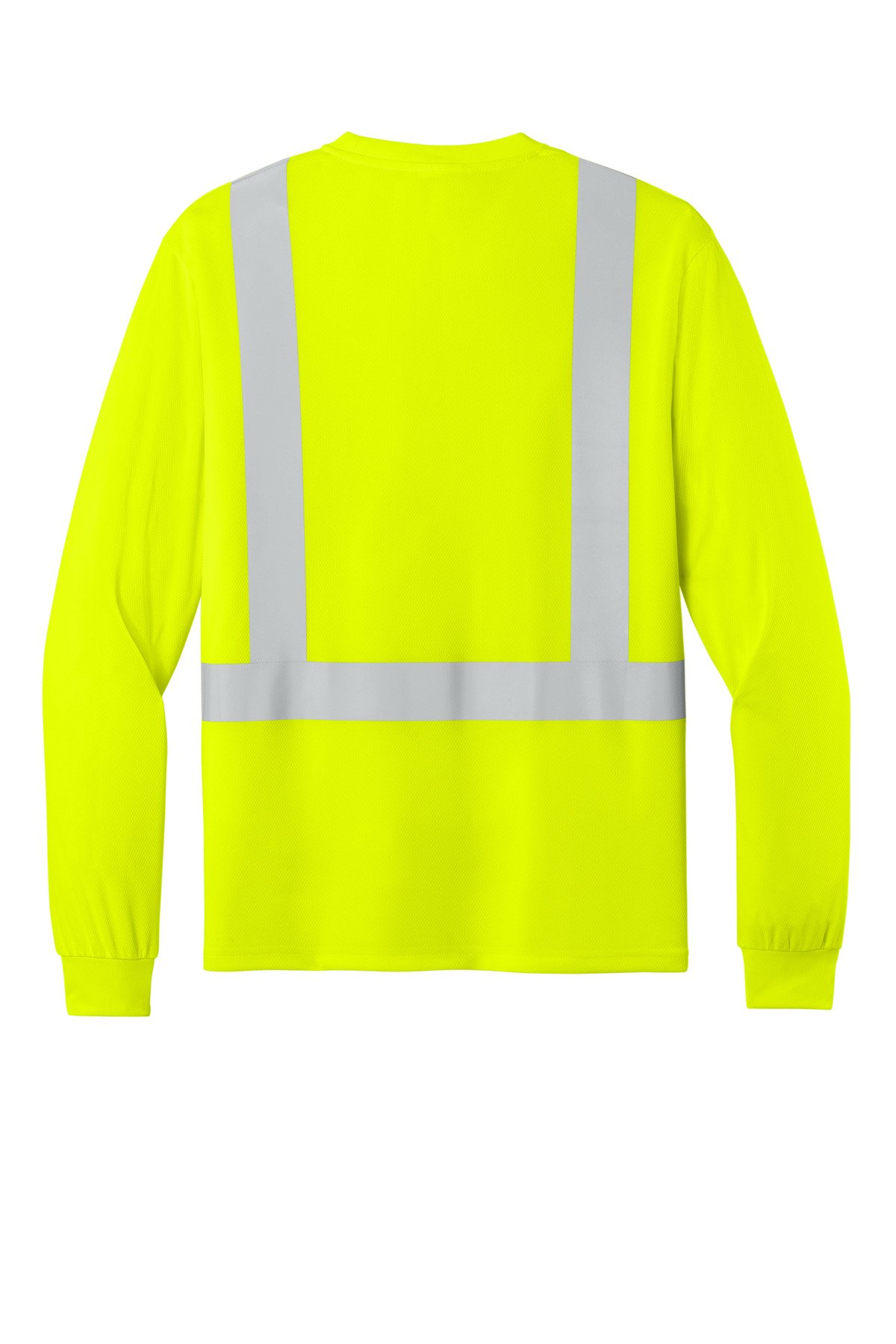 CornerStone ® ANSI 107 Class 2 Long Sleeve Mesh Blocked Tee CS207 - Image 4