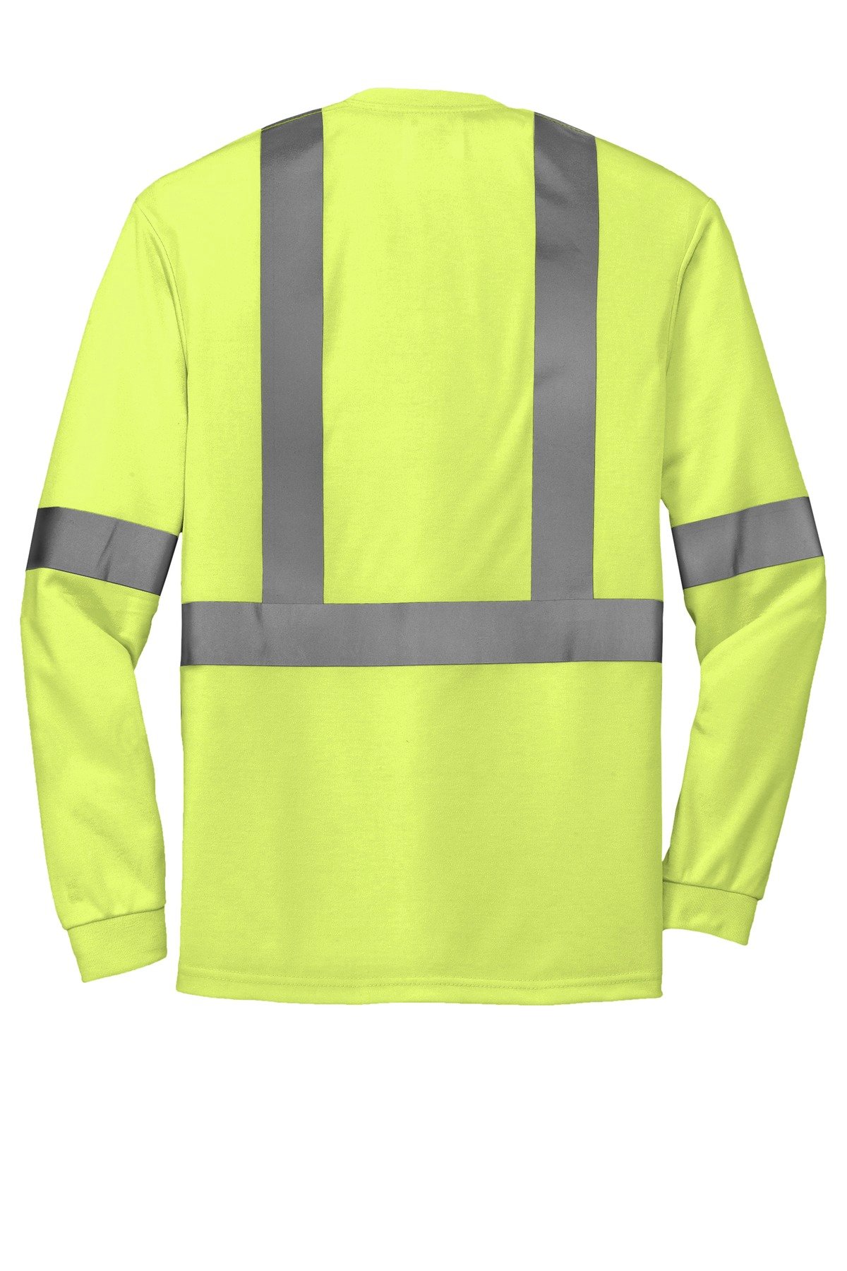 CornerStone ® ANSI 107 Class 2 Long Sleeve Safety T-Shirt. CS401LS - Image 4