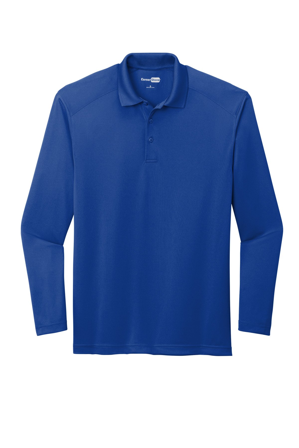 CornerStone ® Select Lightweight Snag-Proof Long Sleeve Polo CS418LS - Image 3