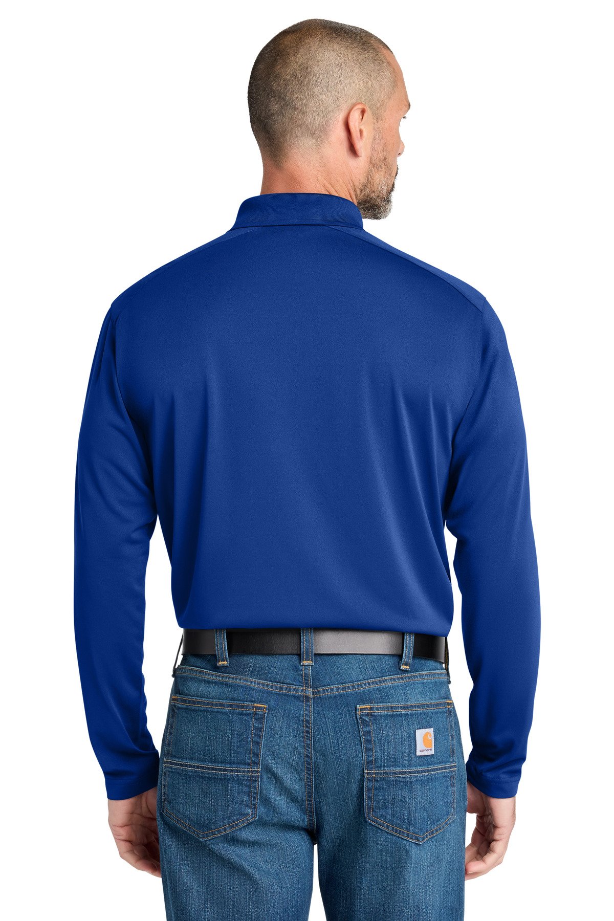 CornerStone ® Select Lightweight Snag-Proof Long Sleeve Polo CS418LS - Image 2