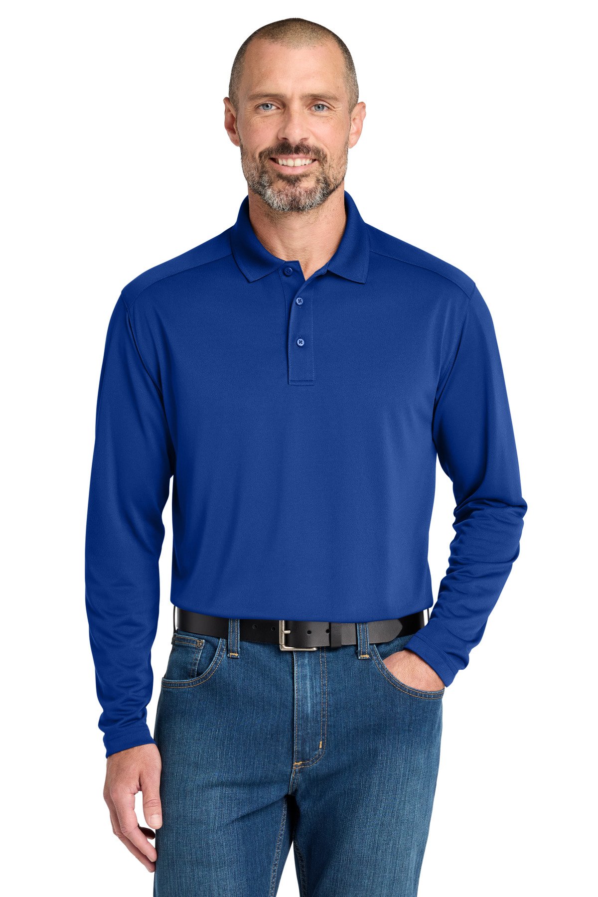 CornerStone ® Select Lightweight Snag-Proof Long Sleeve Polo CS418LS