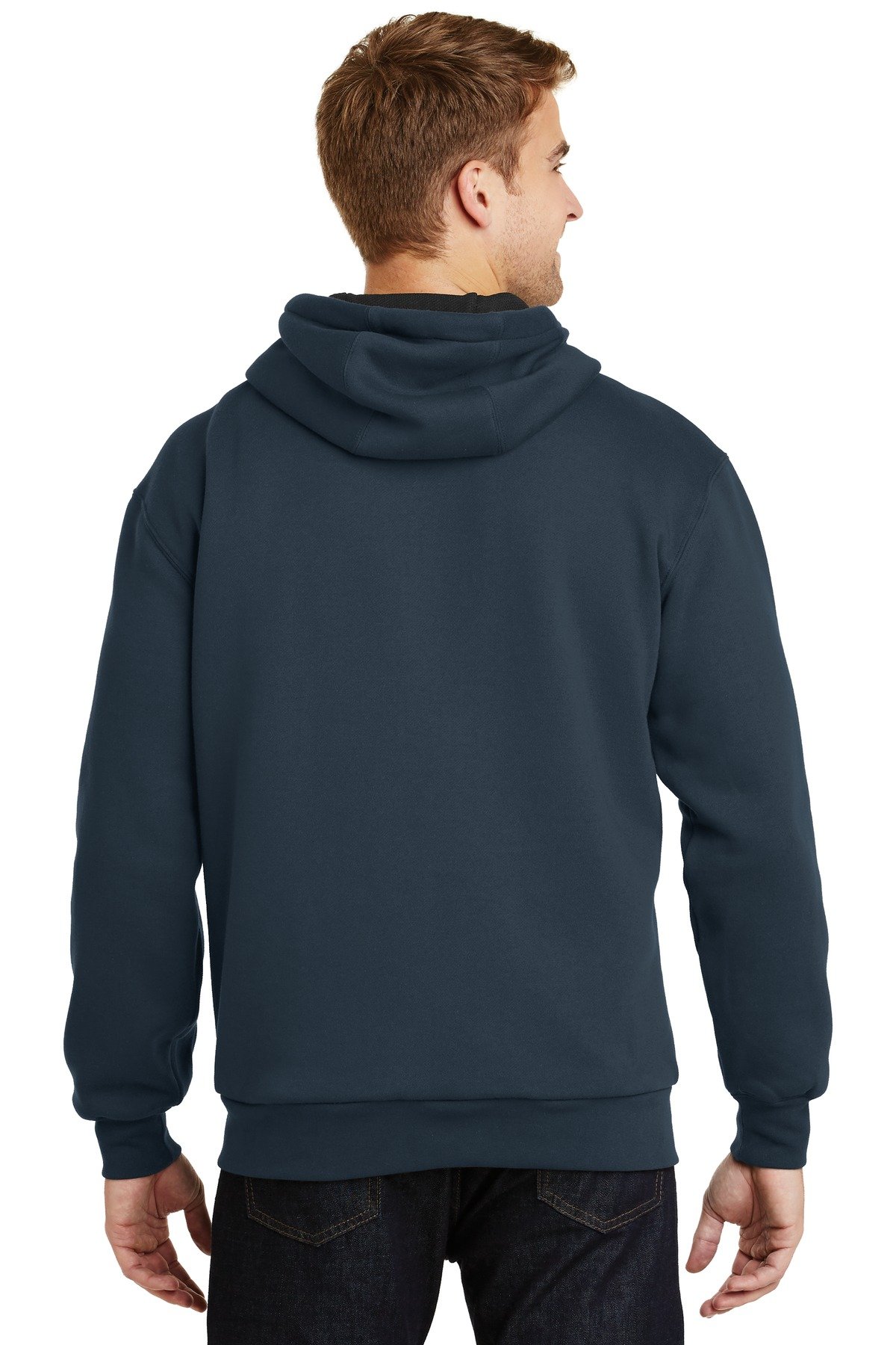 CornerStone ® - Heavyweight Full-Zip Hooded Sweatshirt with Thermal Lining. CS620 - Image 2