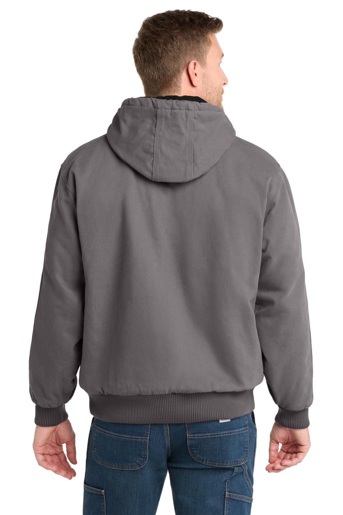CornerStone ® Washed Duck Cloth Insulated Hooded Work Jacket. CSJ41 - Image 2