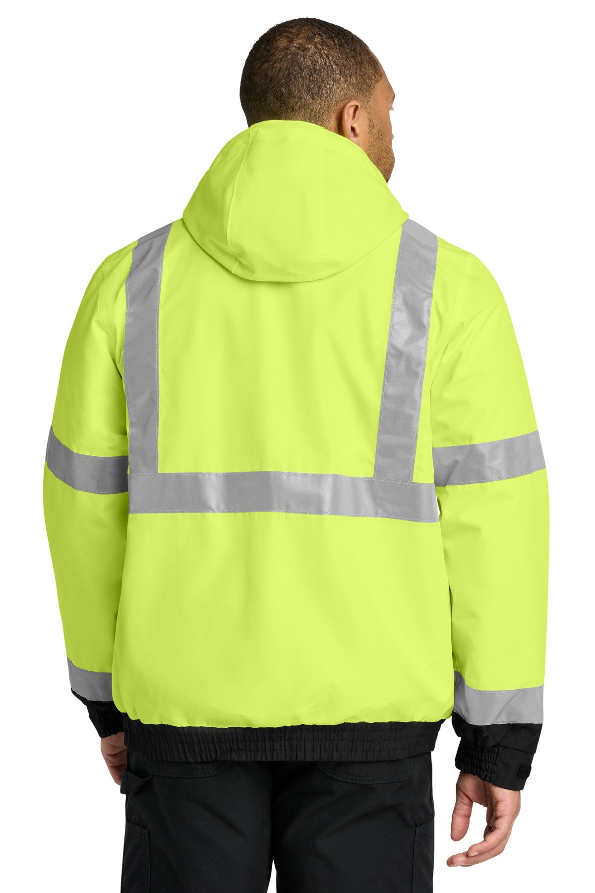 CornerStone ® ANSI 107 Class 3 Waterproof Insulated Ripstop Bomber Jacket CSJ501 - Image 2