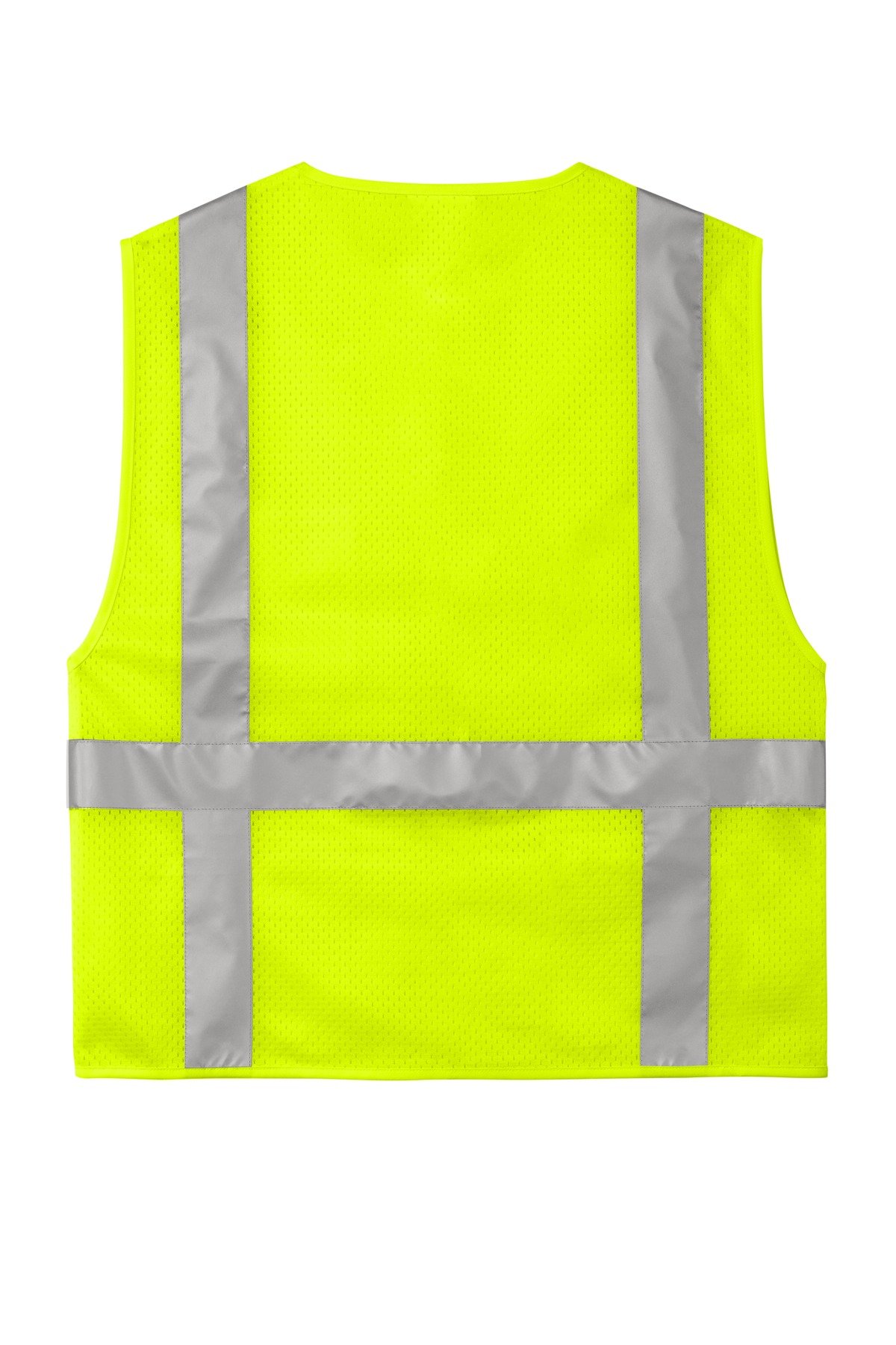 CornerStone ® ANSI 107 Class 2 Mesh Six-Pocket Zippered Vest. CSV104 - Image 4