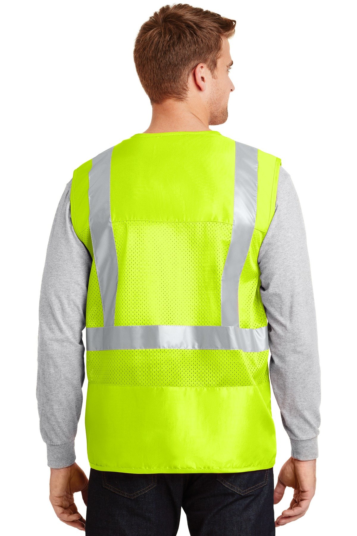 CornerStone ® - ANSI 107 Class 2 Mesh Back Safety Vest. CSV405 - Image 2