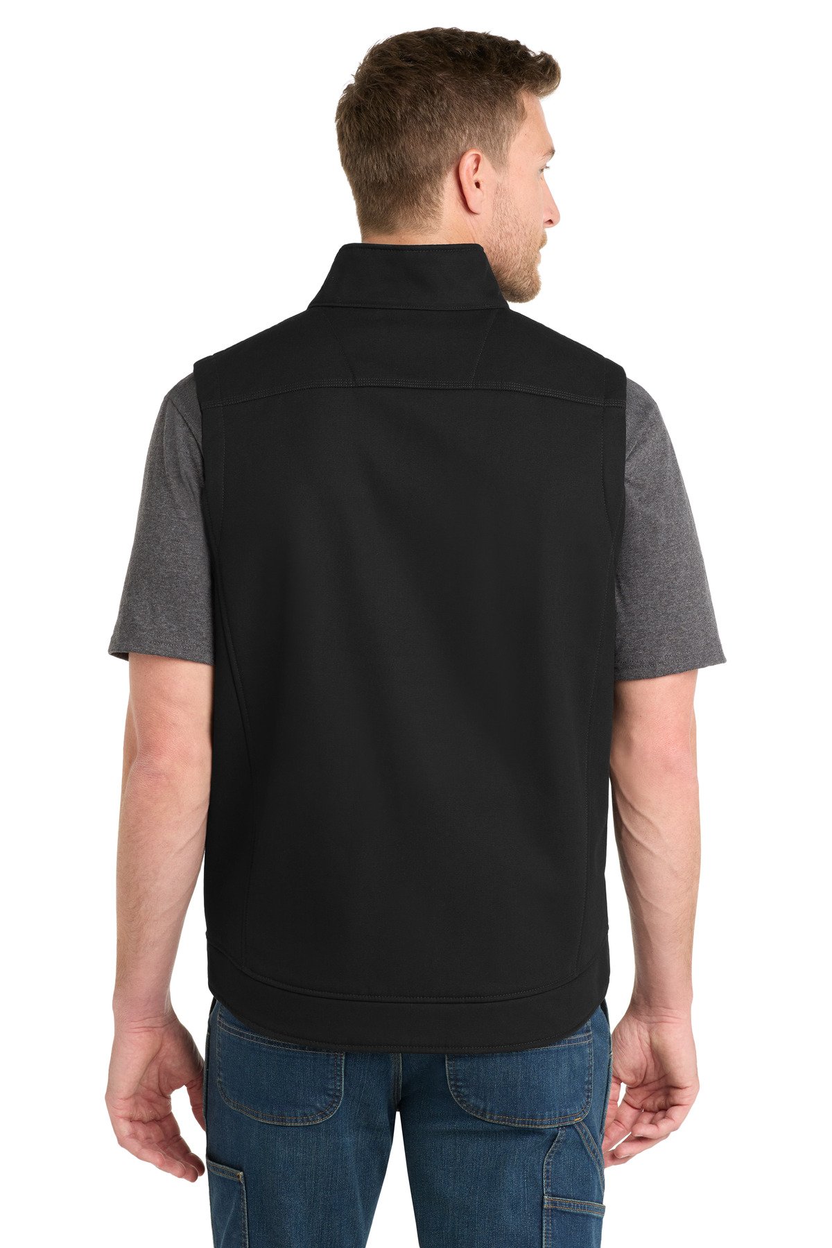 CornerStone ® Duck Bonded Soft Shell Vest CSV60 - Image 2
