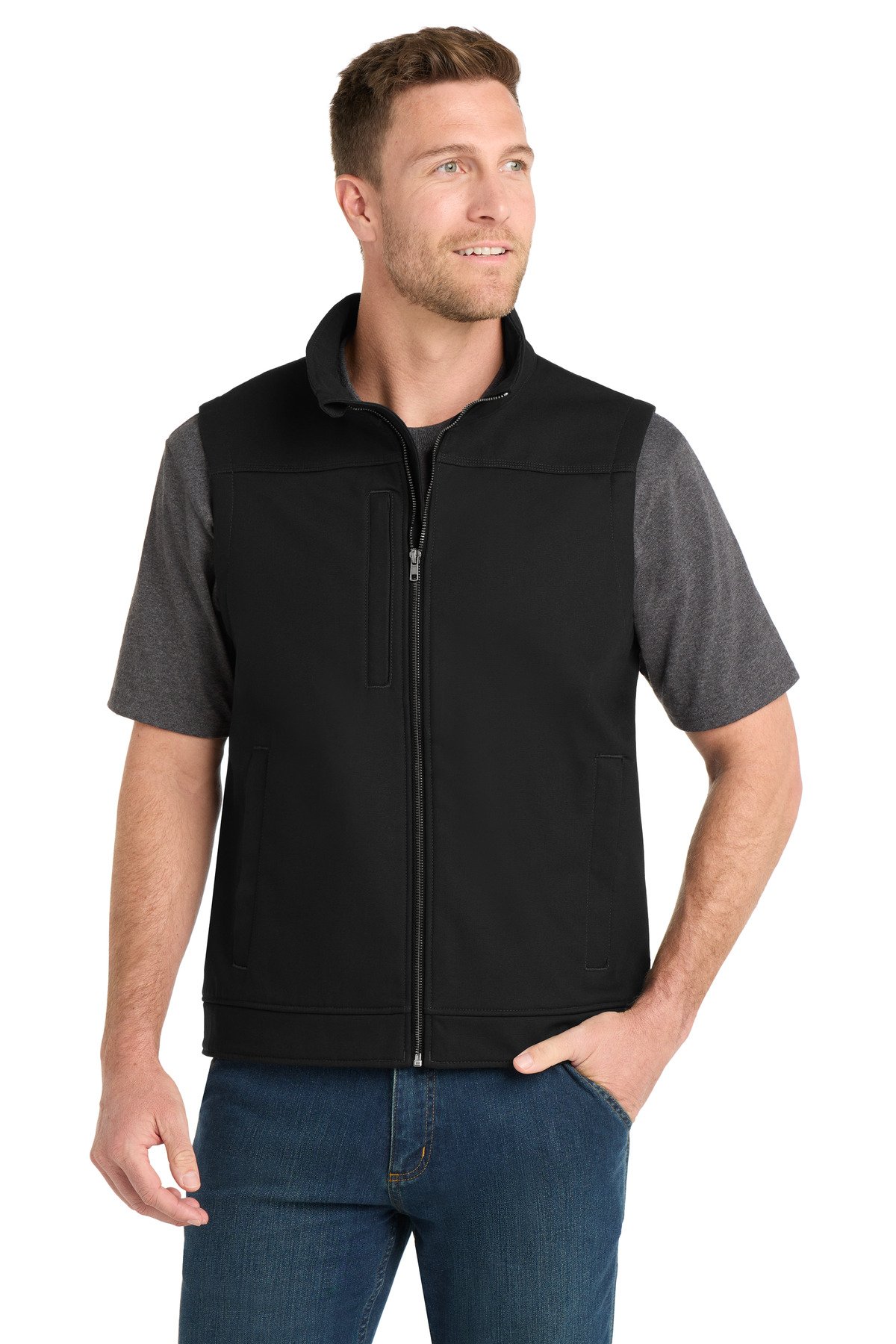CornerStone ® Duck Bonded Soft Shell Vest CSV60