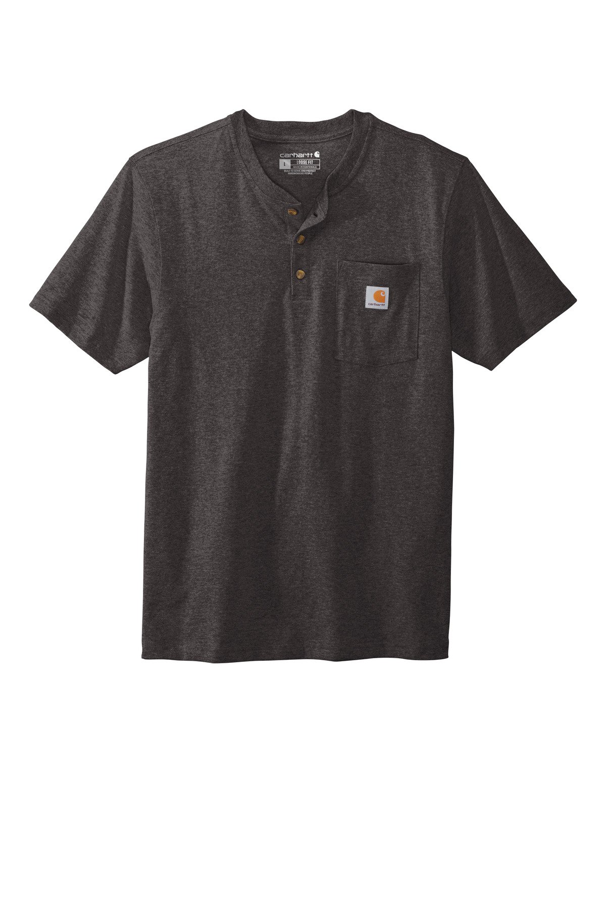 Carhartt ® Short Sleeve Henley T-Shirt CTK84 - Image 3