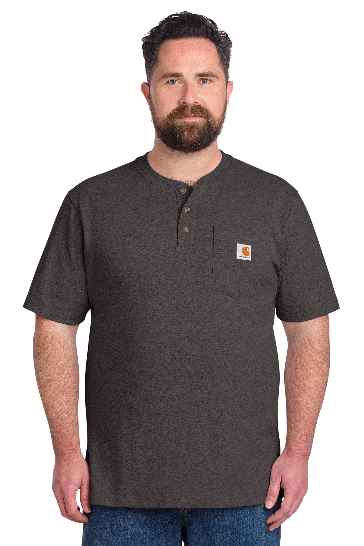 Carhartt ® Short Sleeve Henley T-Shirt CTK84