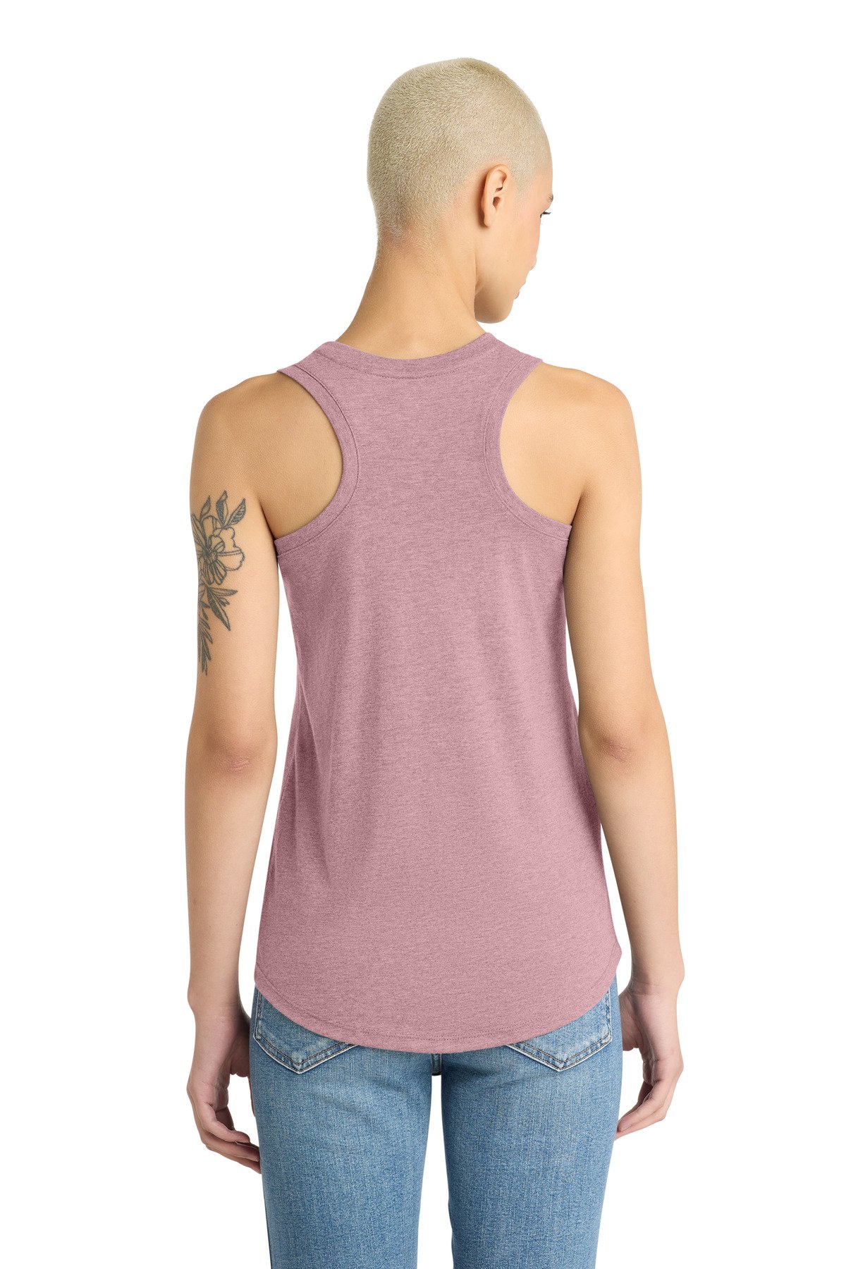 District ® Women's Perfect Tri ® Racerback Tank. DM138L - Image 2