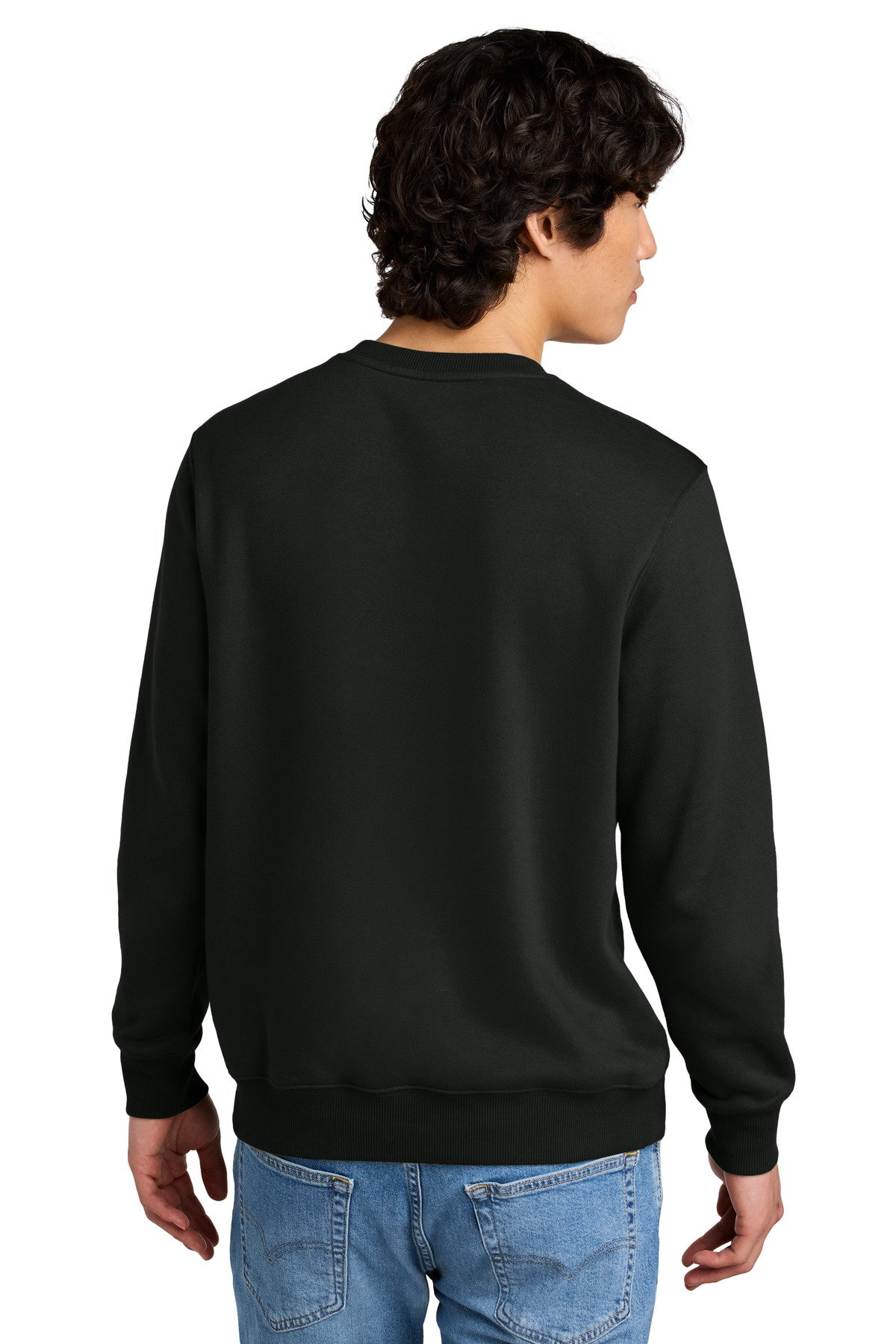 District ® Perfect Weight ® Fleece Crew DT1106 - Image 2