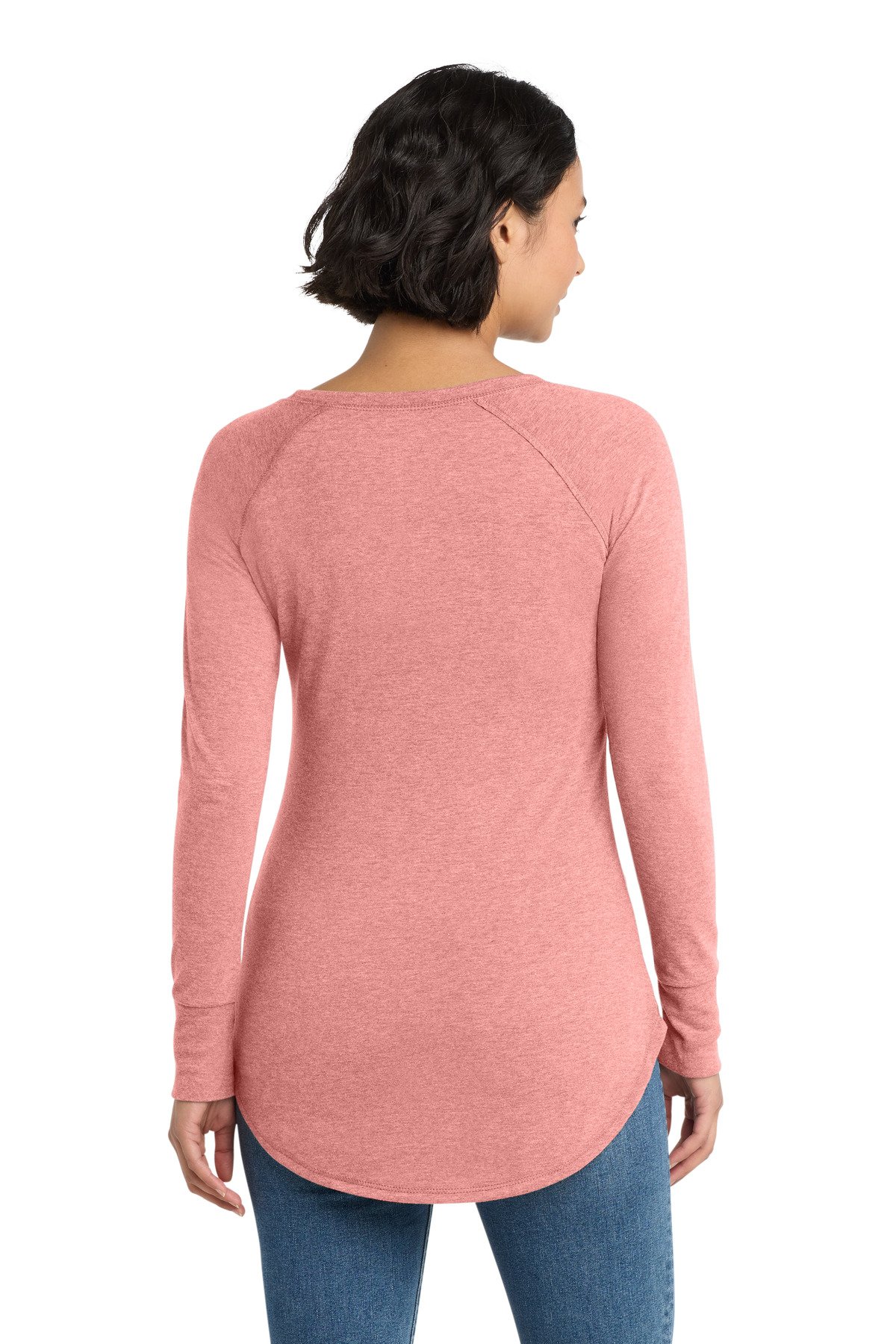 District ® Women's Perfect Tri ® Long Sleeve Tunic Tee. DT132L - Image 2