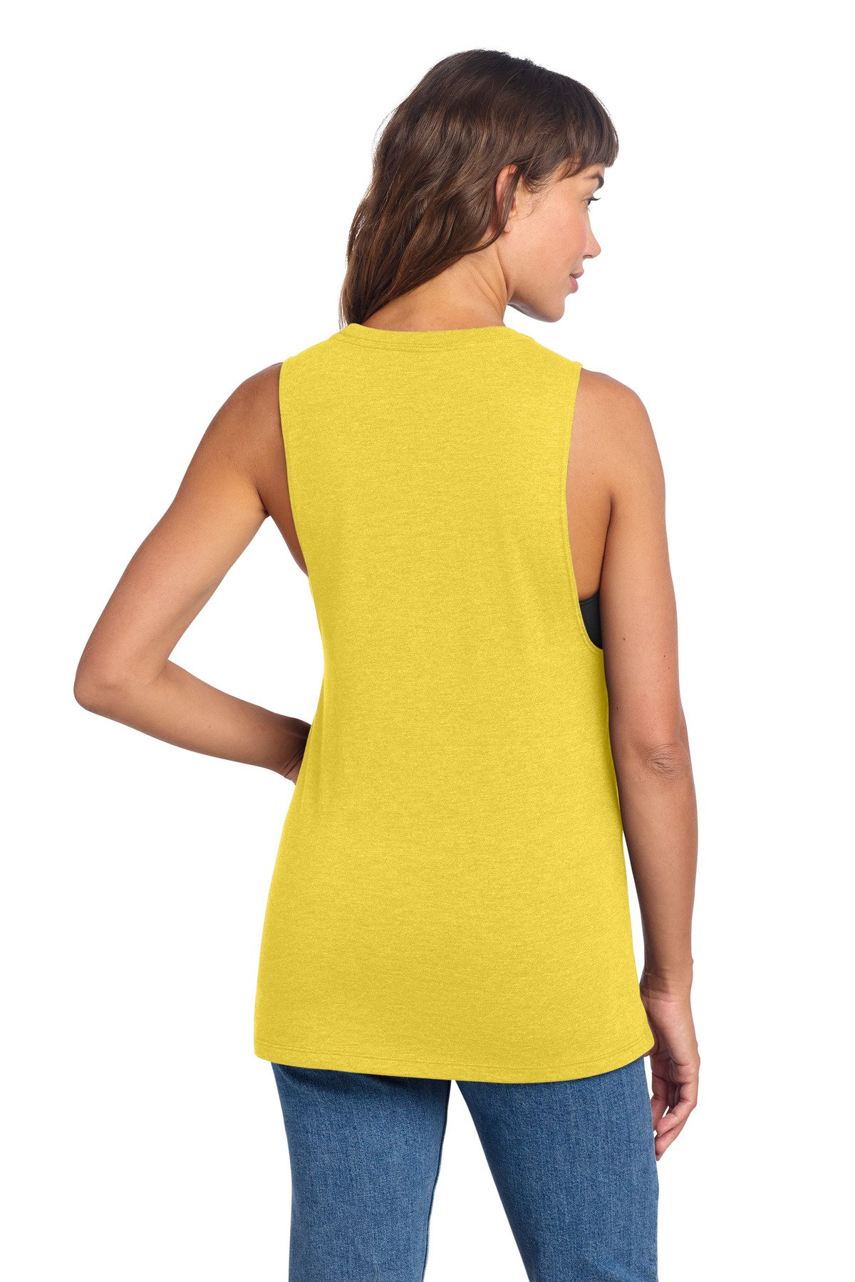 District ® Women's Perfect Tri ® Muscle Tank DT153 - Image 2
