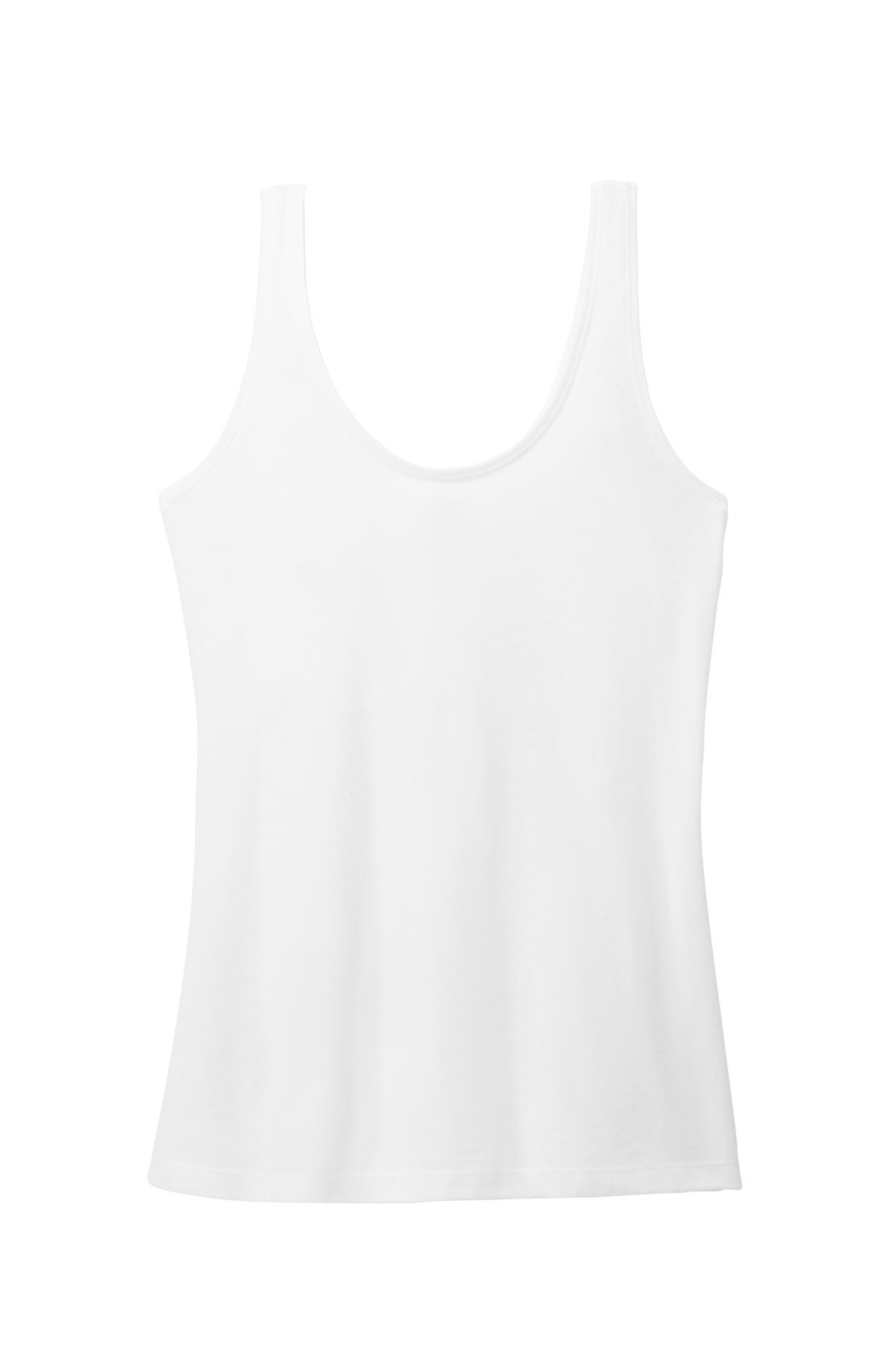 District ® Women's Perfect Blend ® CVC V-Neck Tank DT154 - Image 4