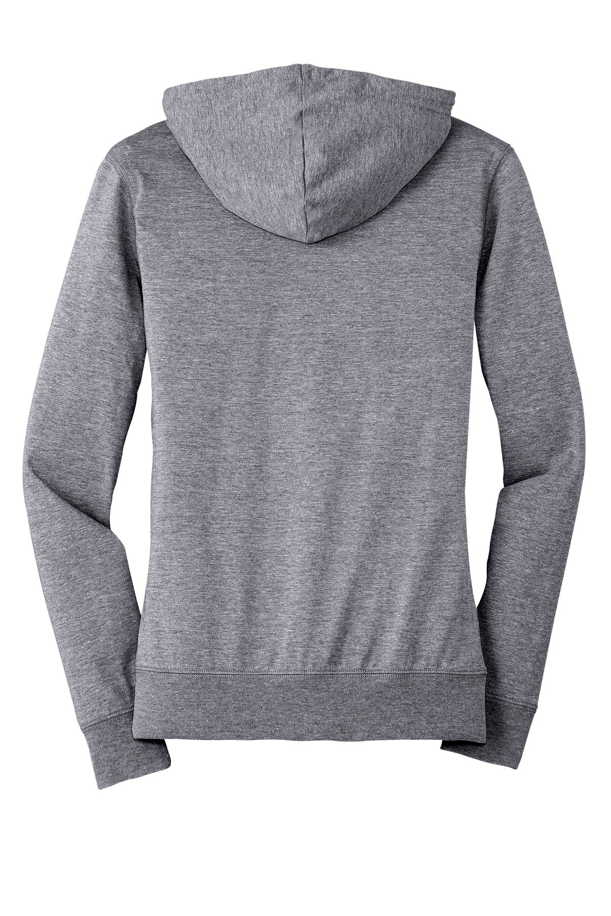 District ® Women's Fitted Jersey Full-Zip Hoodie. DT2100 - Image 4