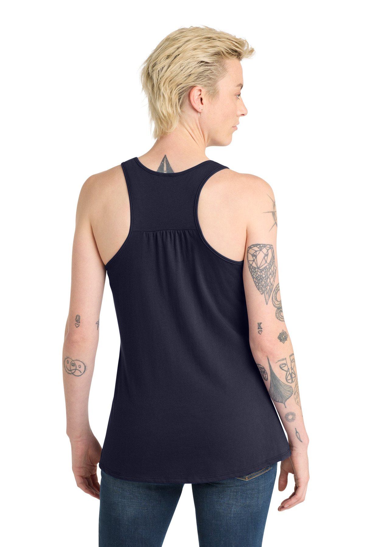 District ® Women's V.I.T. Racerback Tank. DT6302 - Image 2