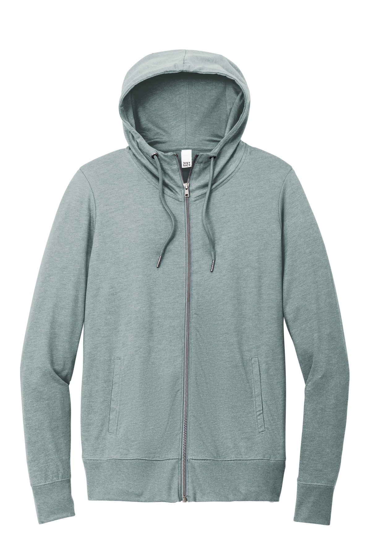 District ® Women's Featherweight French Terry Full-Zip Hoodie DT673 - Image 3
