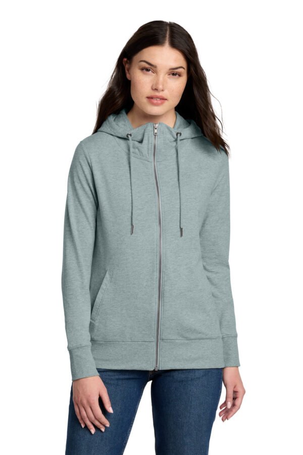 District ®  Women's Featherweight French Terry   Full-Zip Hoodie DT673
