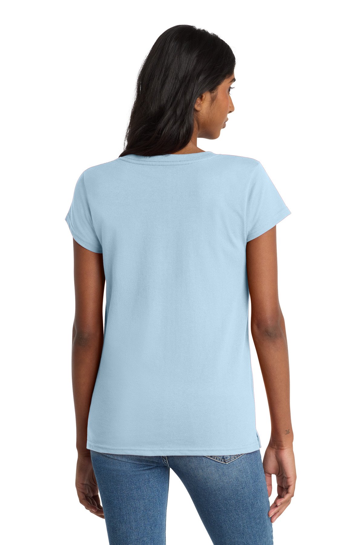 District ® Women's Re-Tee V-Neck DT8001 - Image 2