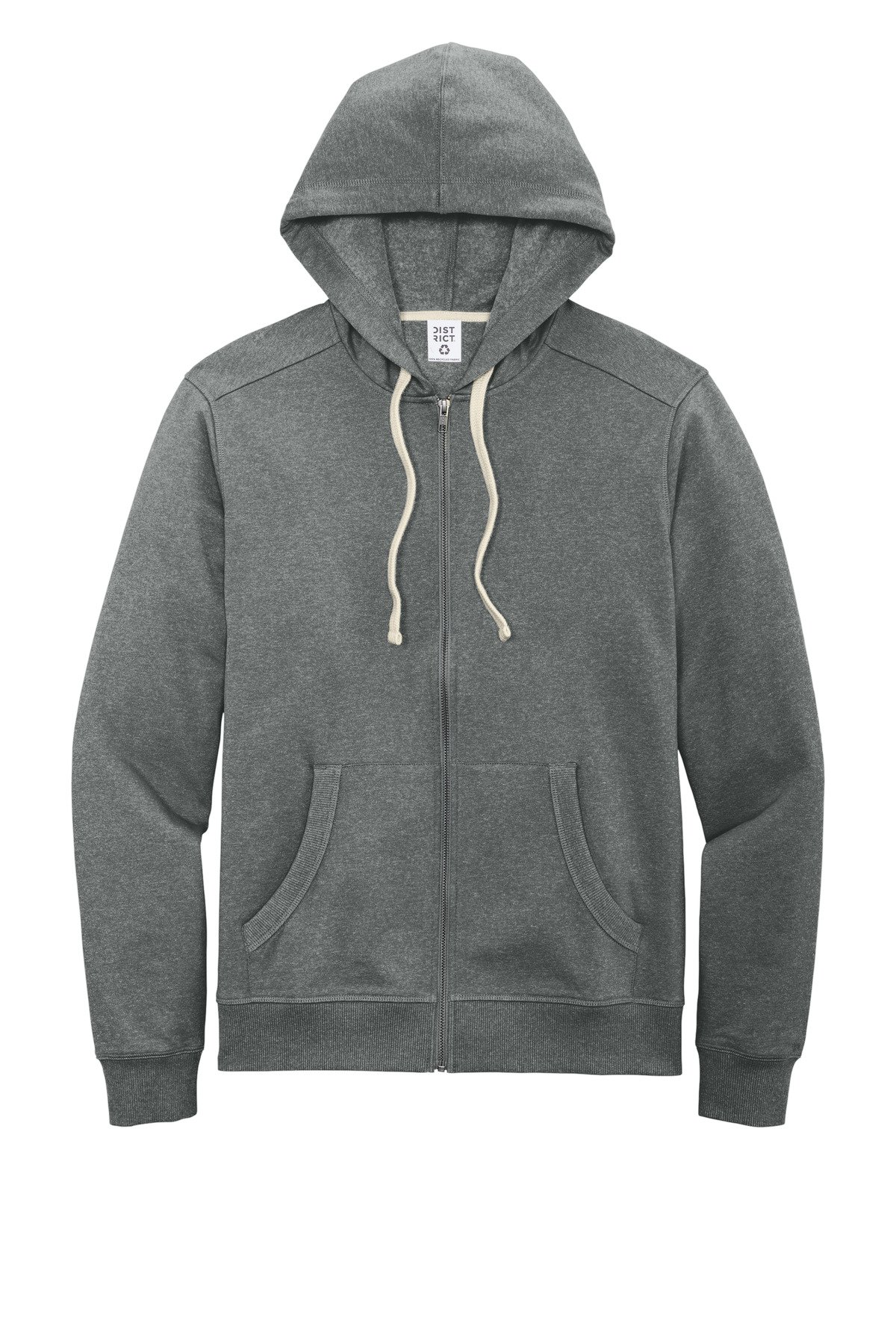 District ® Re-Fleece Full-Zip Hoodie DT8102 - Image 3