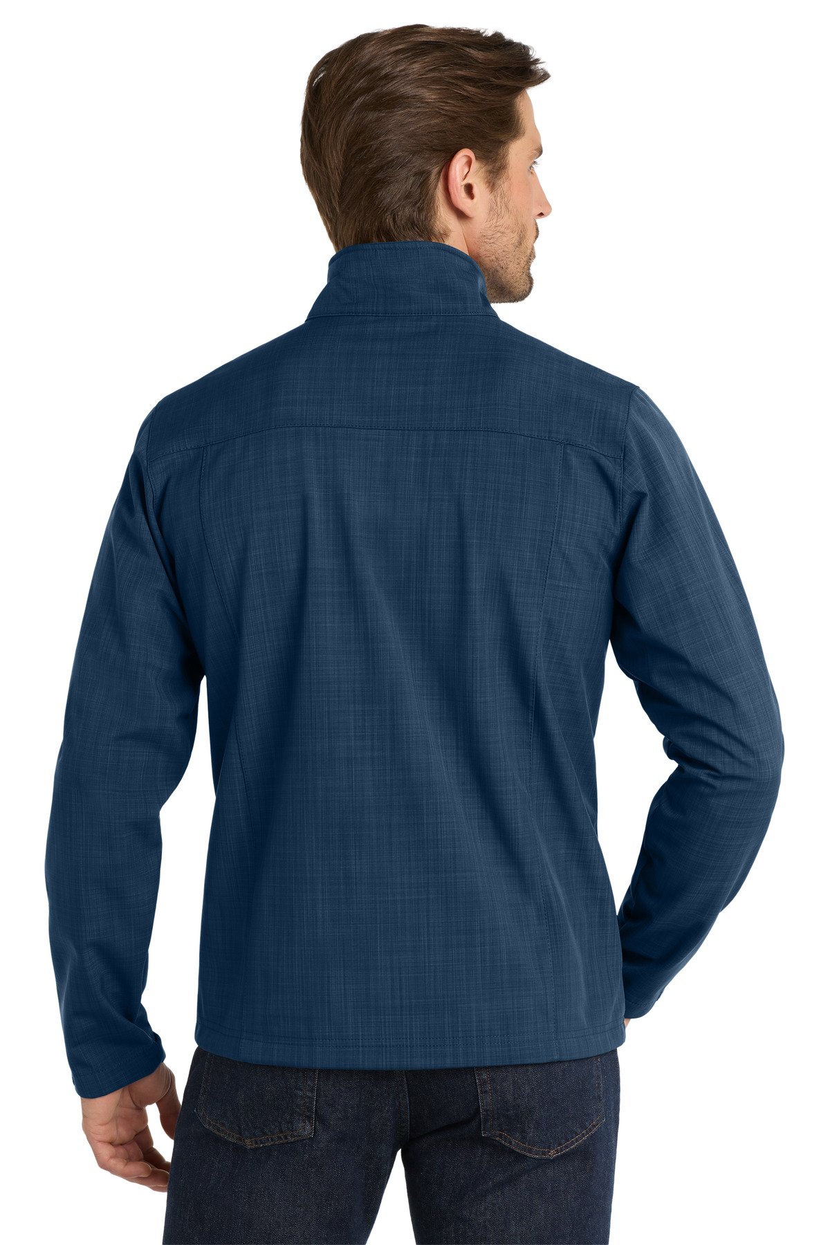 Eddie Bauer ® Shaded Crosshatch Soft Shell Jacket. EB532 - Image 2