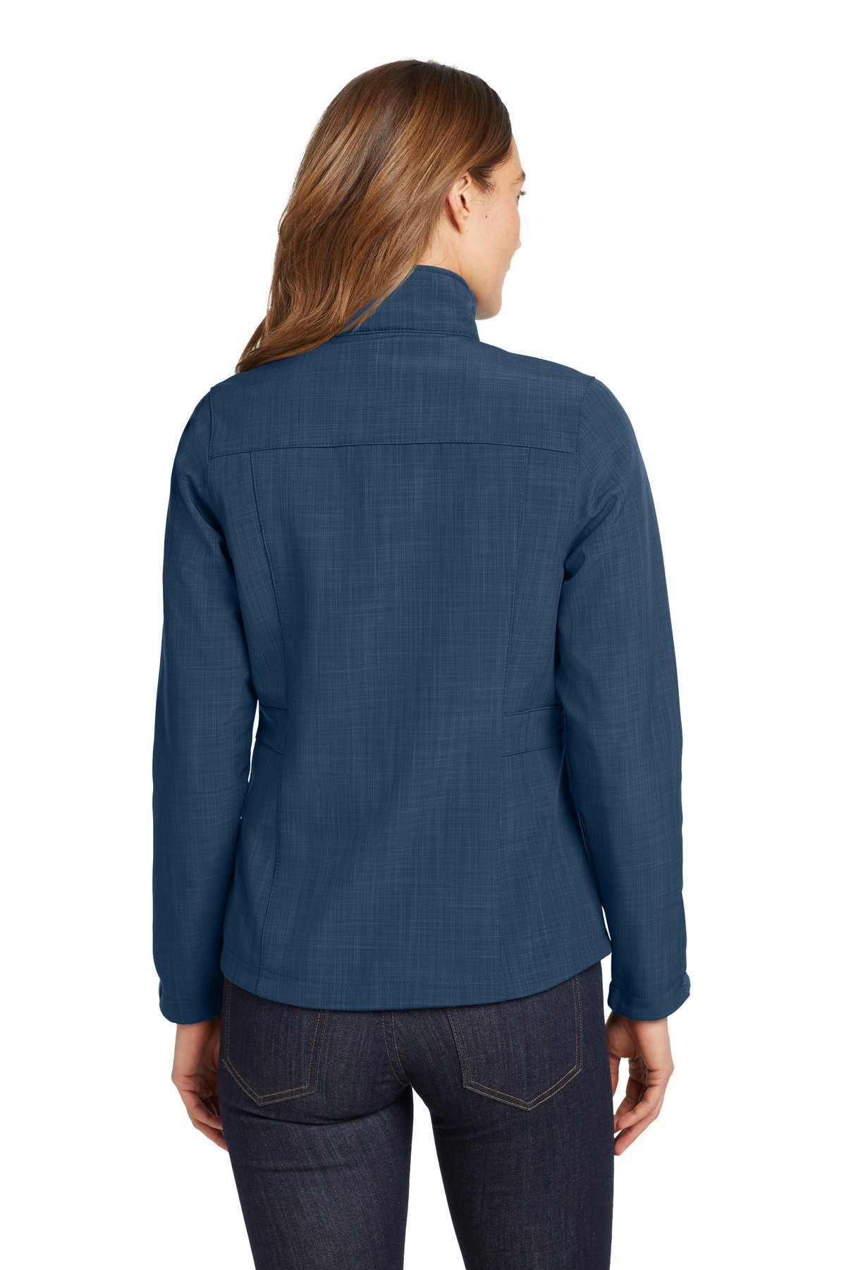 Eddie Bauer ® Women's Shaded Crosshatch Soft Shell Jacket. EB533 - Image 2