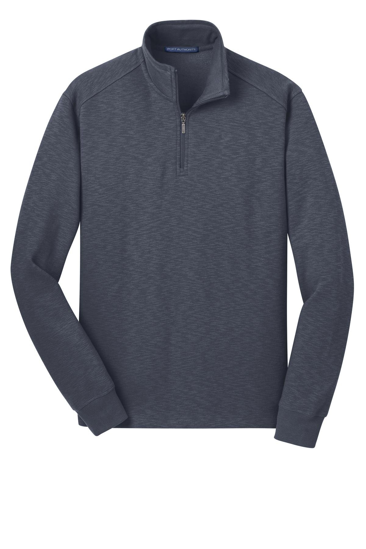 Port Authority ® Slub Fleece 1/4-Zip Pullover. F295 - Image 3