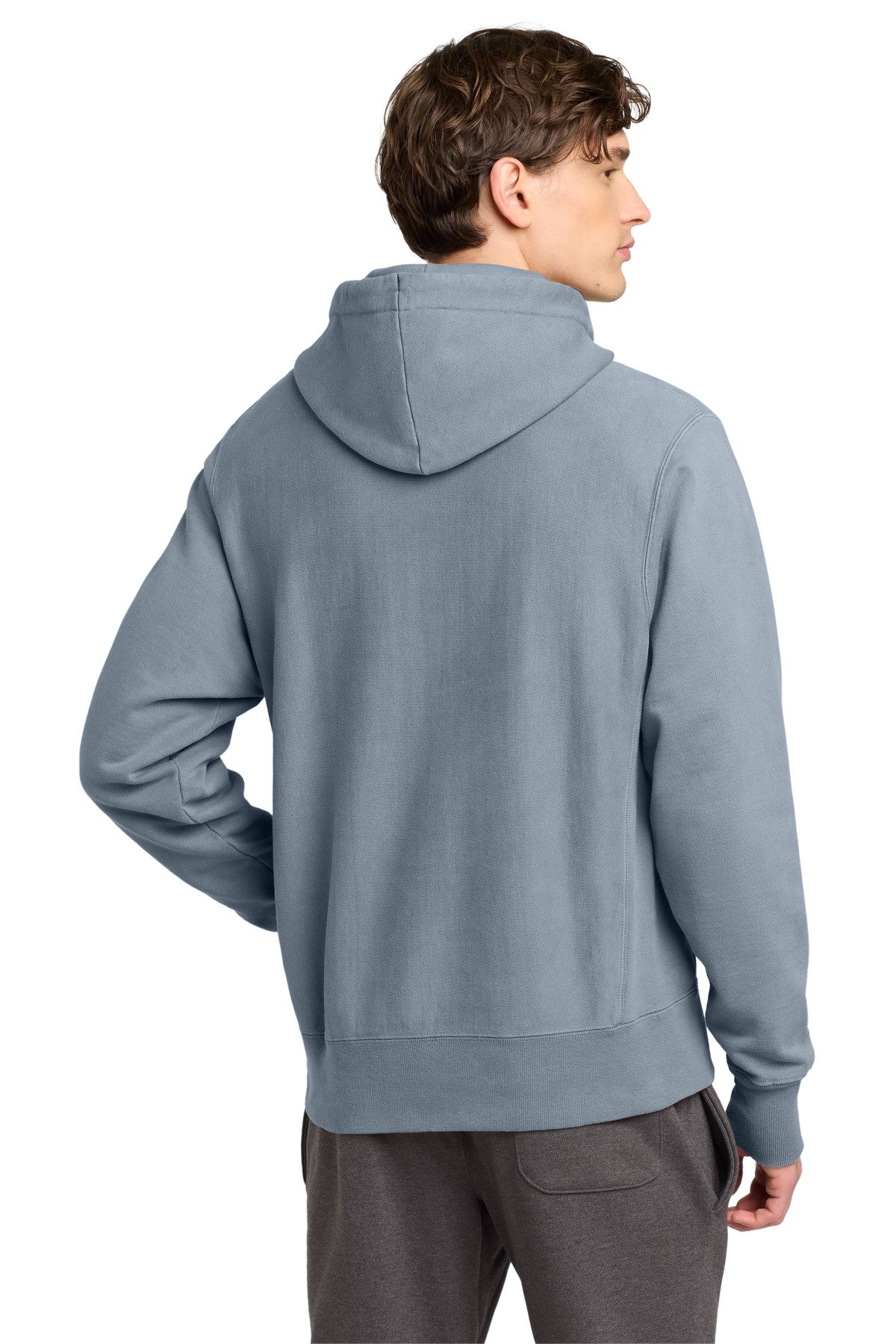 Champion ® Reverse Weave ® Garment-Dyed Hooded Sweatshirt. GDS101 - Image 2