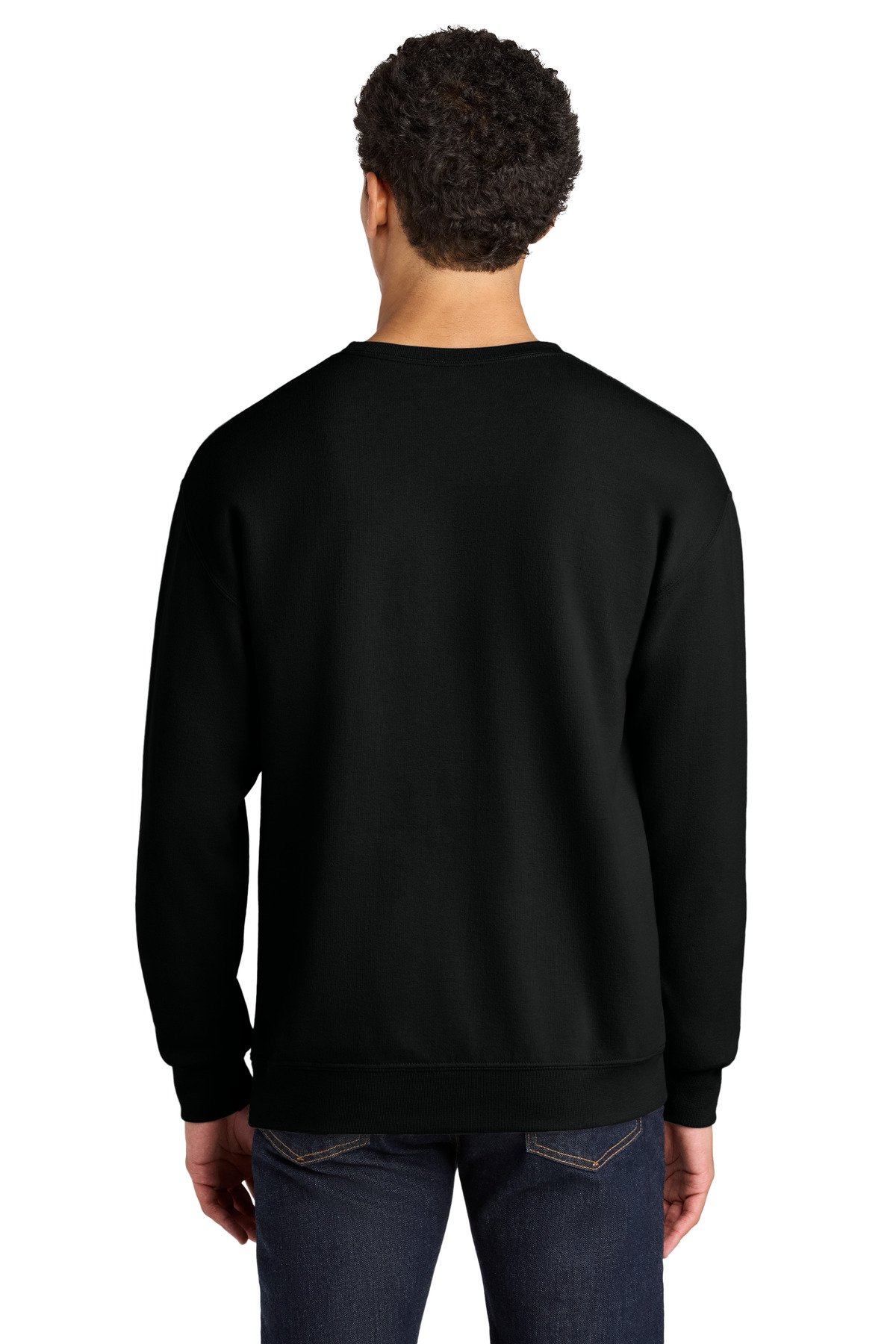Jerzees Ultimate Unisex CVC Ring Spun Crewneck Sweatshirt IC48M - Image 2