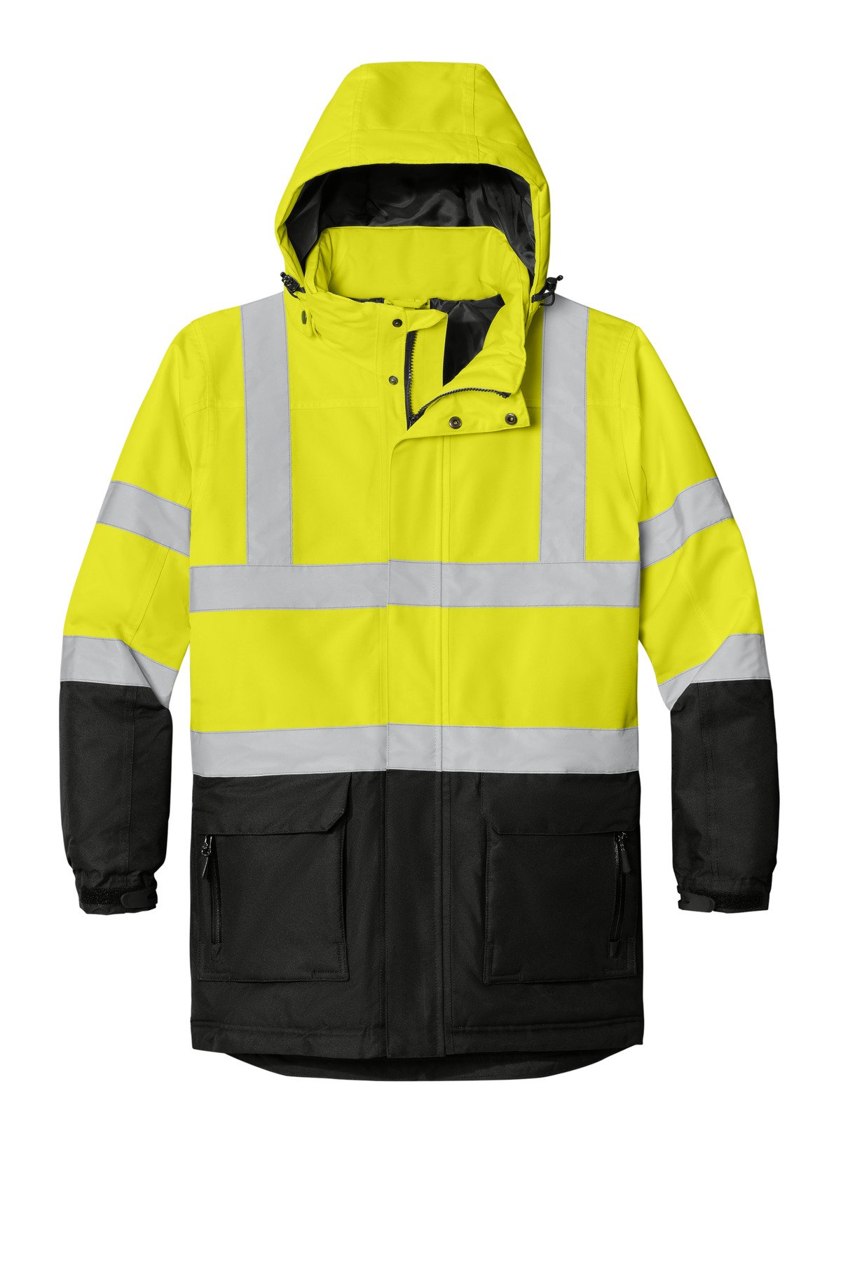 Port Authority ® ANSI 107 Class 3 Safety Heavyweight Parka. J799S - Image 3