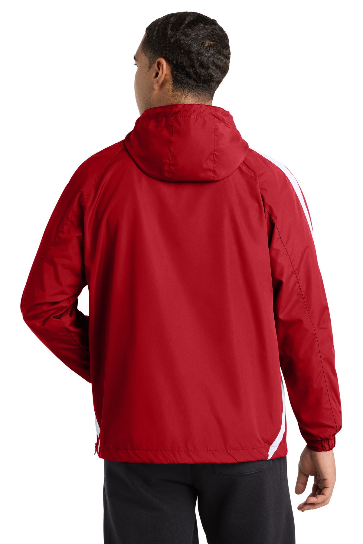 Sport-Tek ® Colorblock Raglan Anorak. JST63 - Image 2