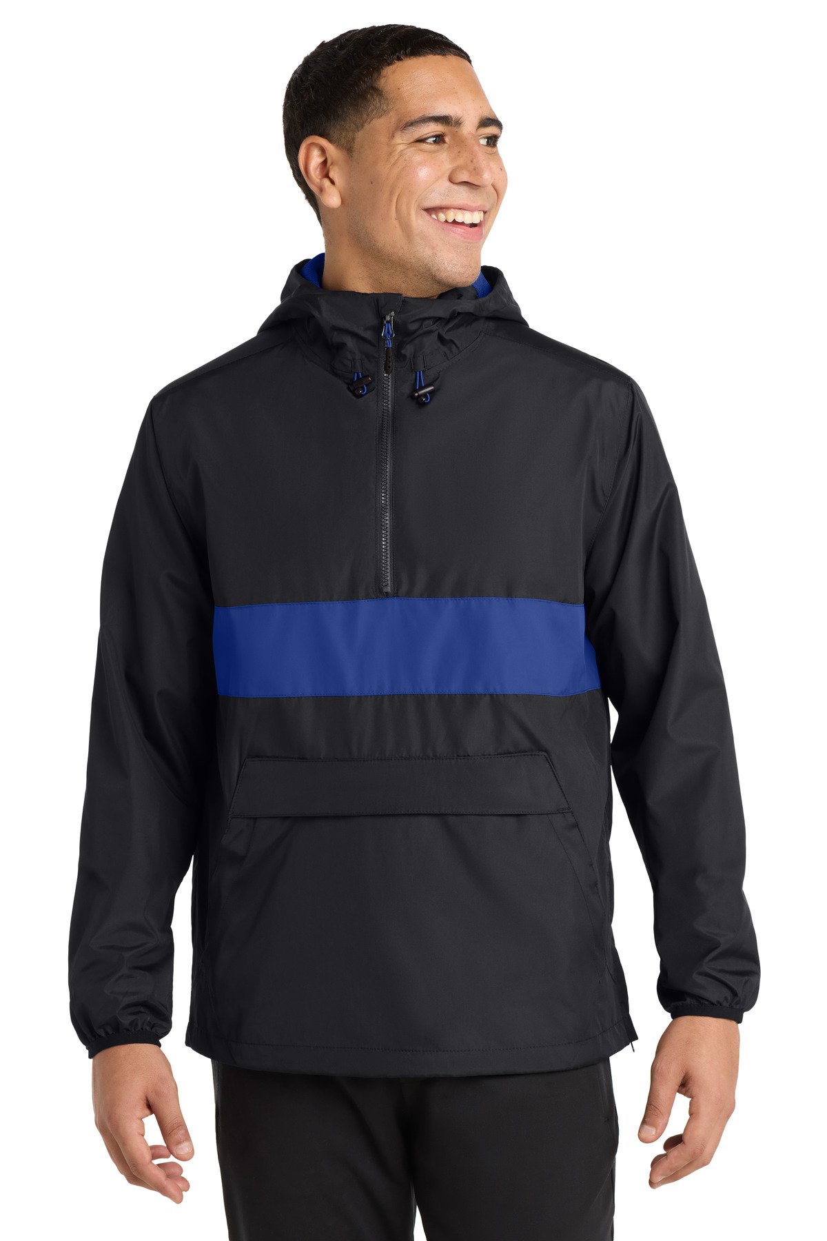 Sport-Tek ® Zipped Pocket Anorak. JST65
