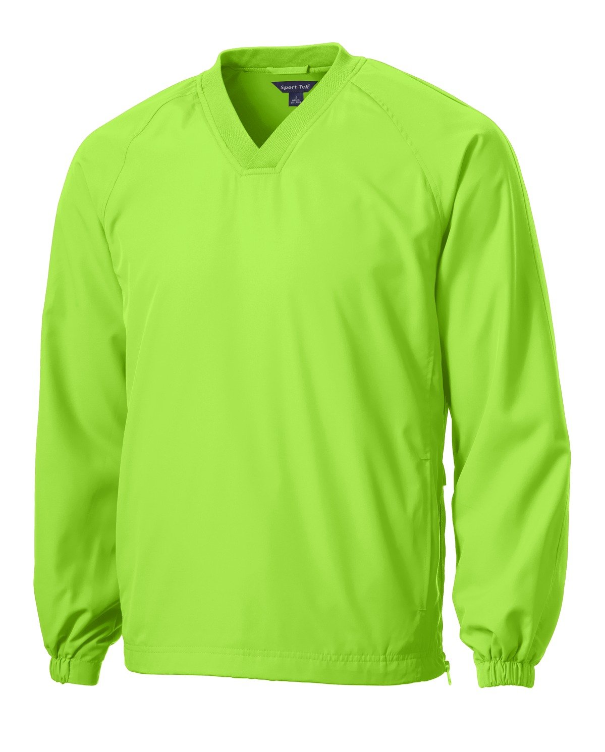 Sport-Tek ® V-Neck Raglan Wind Shirt. JST72 - Image 3